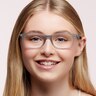 RB7047 Transparent Grey PlasticEyeglass Frames for Women for Glasses Direct