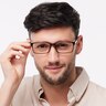 Kabir Crystal Brown PlasticSunglass Frames for Men for Glasses Direct