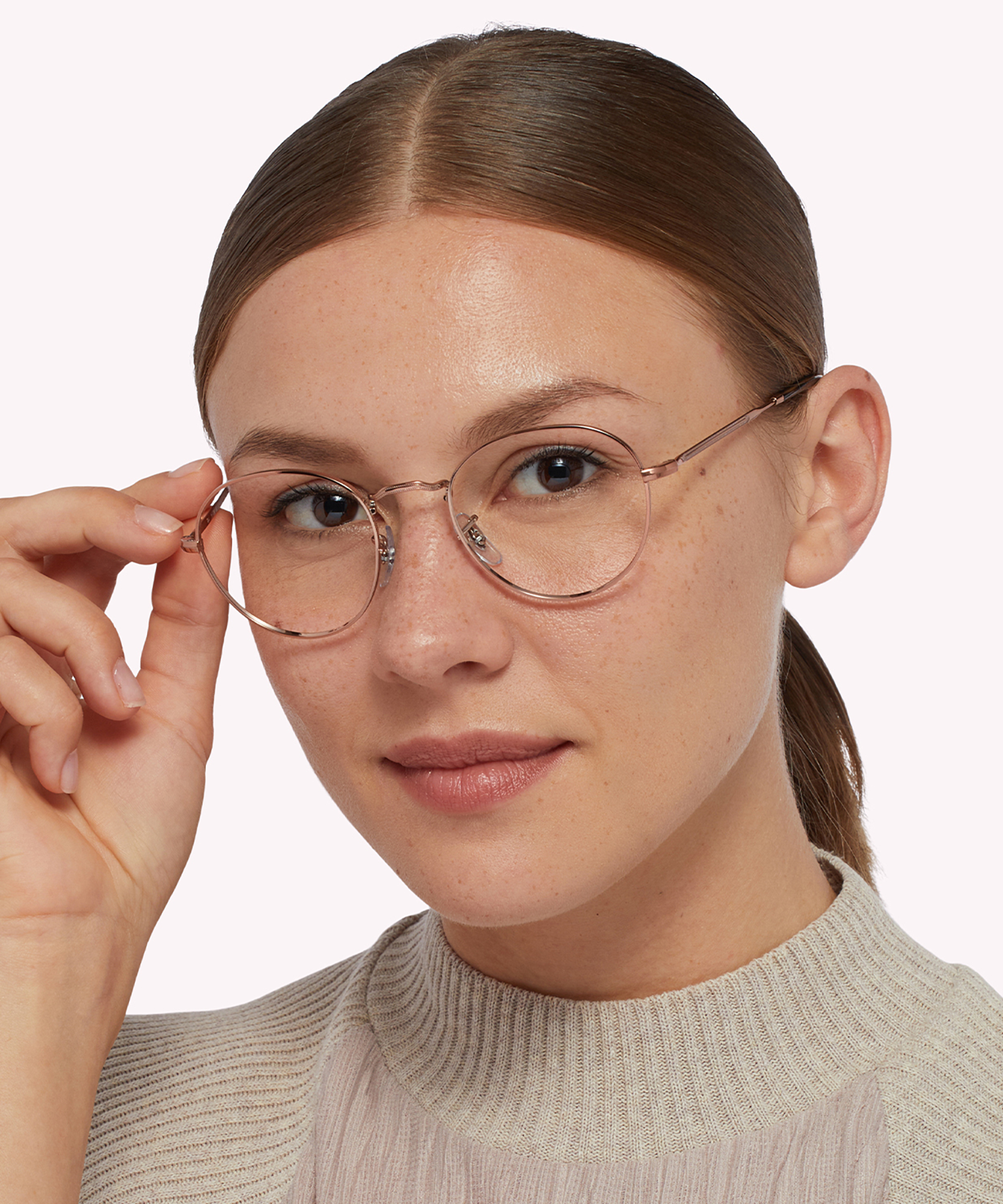 RB3582V Copper MetalEyeglass Frames for Women for Glasses Direct