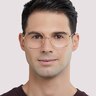 Bonnie Shiny Gold MetalEyeglass Frames for Men for Glasses Direct