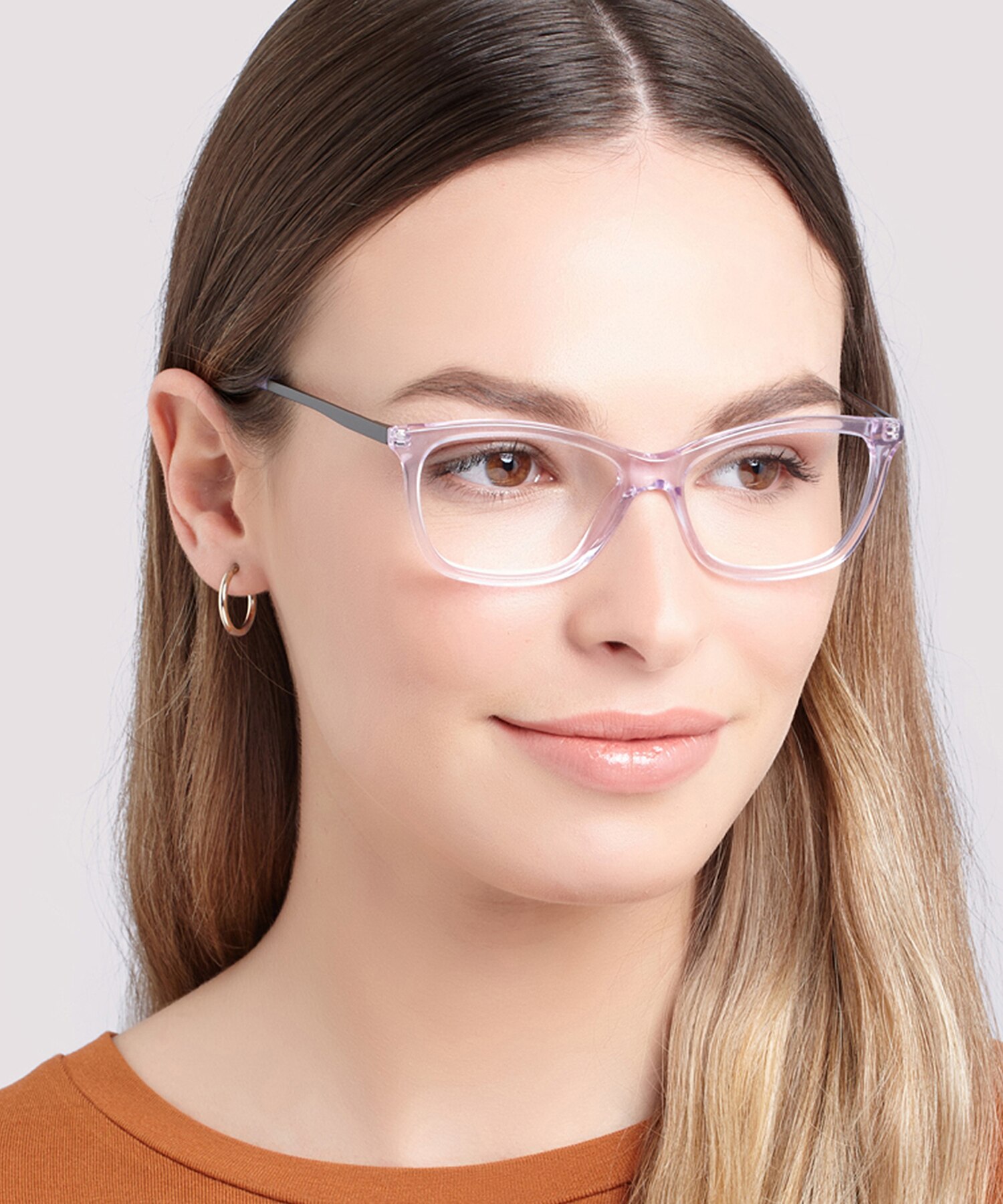 Luna Purple AcetateEyeglass Frames for Women for Glasses Direct