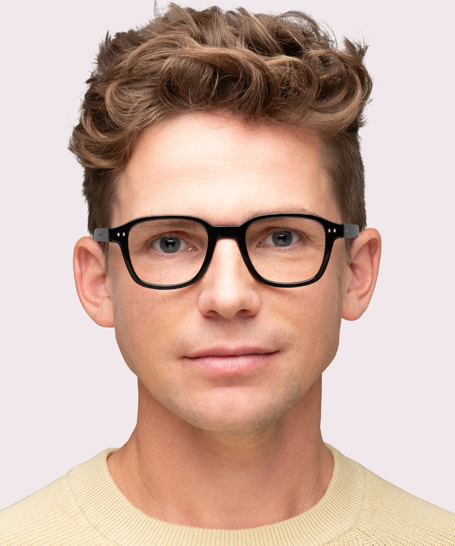 TH 1983 Black AcetateEyeglass Frames for Men for Glasses Direct