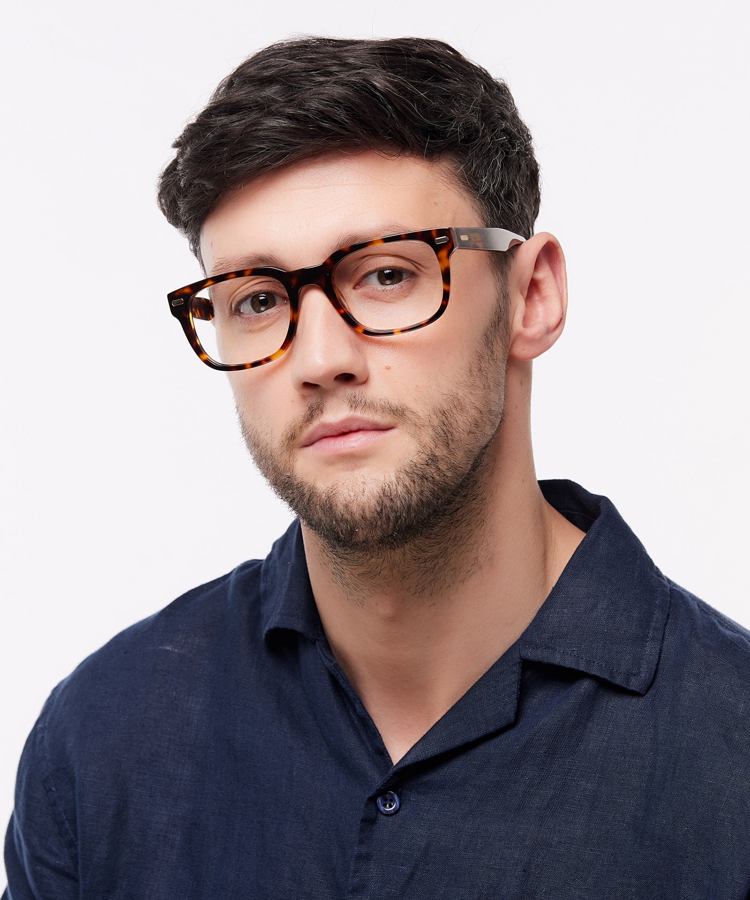 Kaiden Havana AcetateEyeglass Frames for Men for Glasses Direct