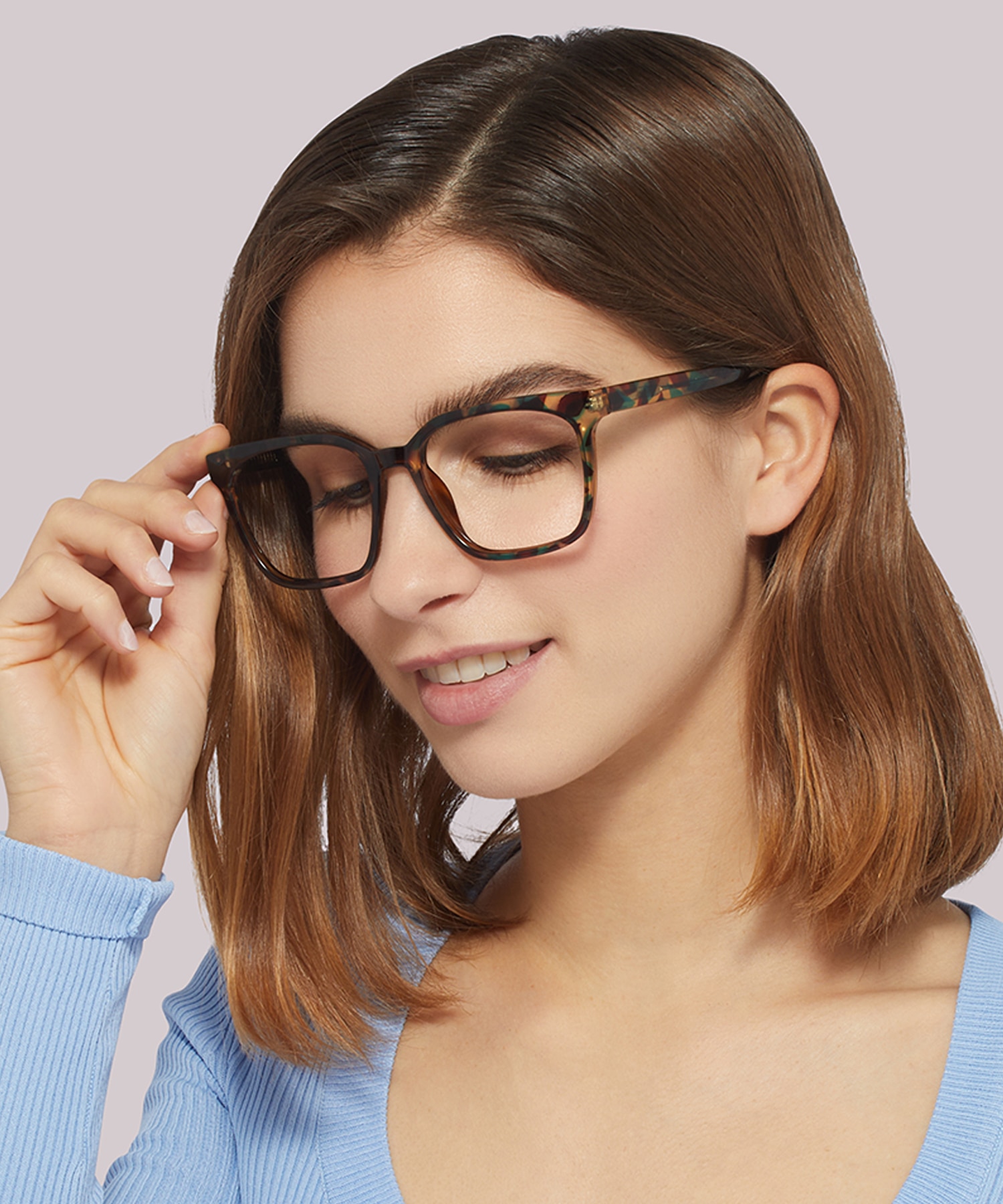 Gian Green Havana PlasticEyeglass Frames for Women for Glasses Direct