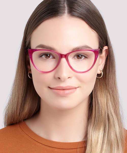 Shiny Pink/Pink Arabella - Acetate Shiny Pink/Pink Arabella - Acetate