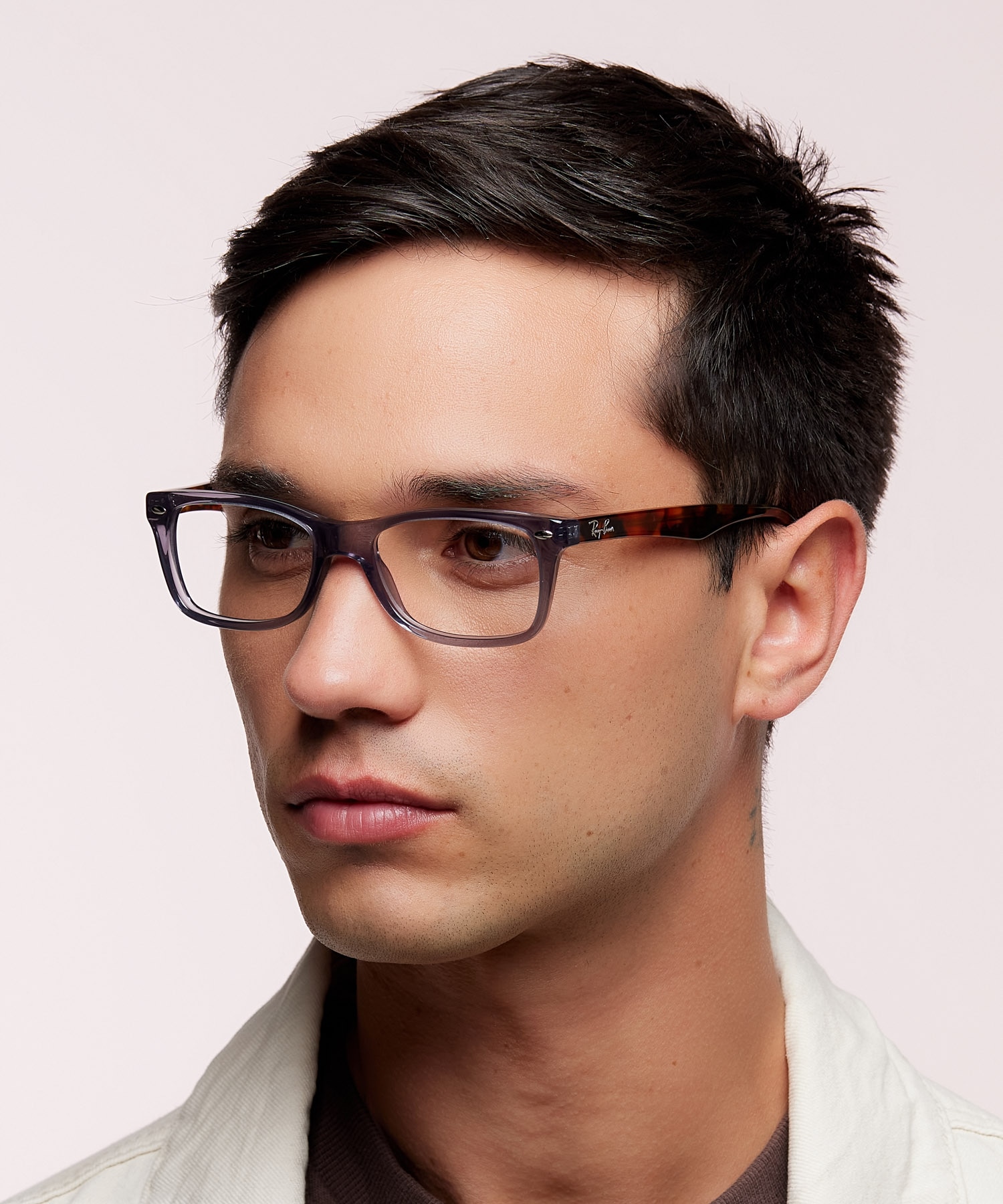 RB5228 Grey AcetateEyeglass Frames for Men for Glasses Direct