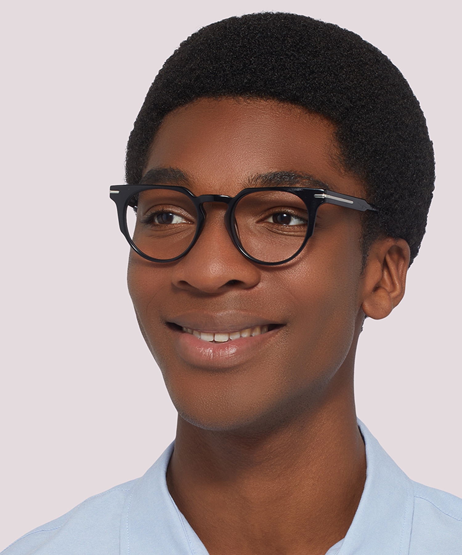 Goldhawk Black AcetateEyeglass Frames for Men for Glasses Direct