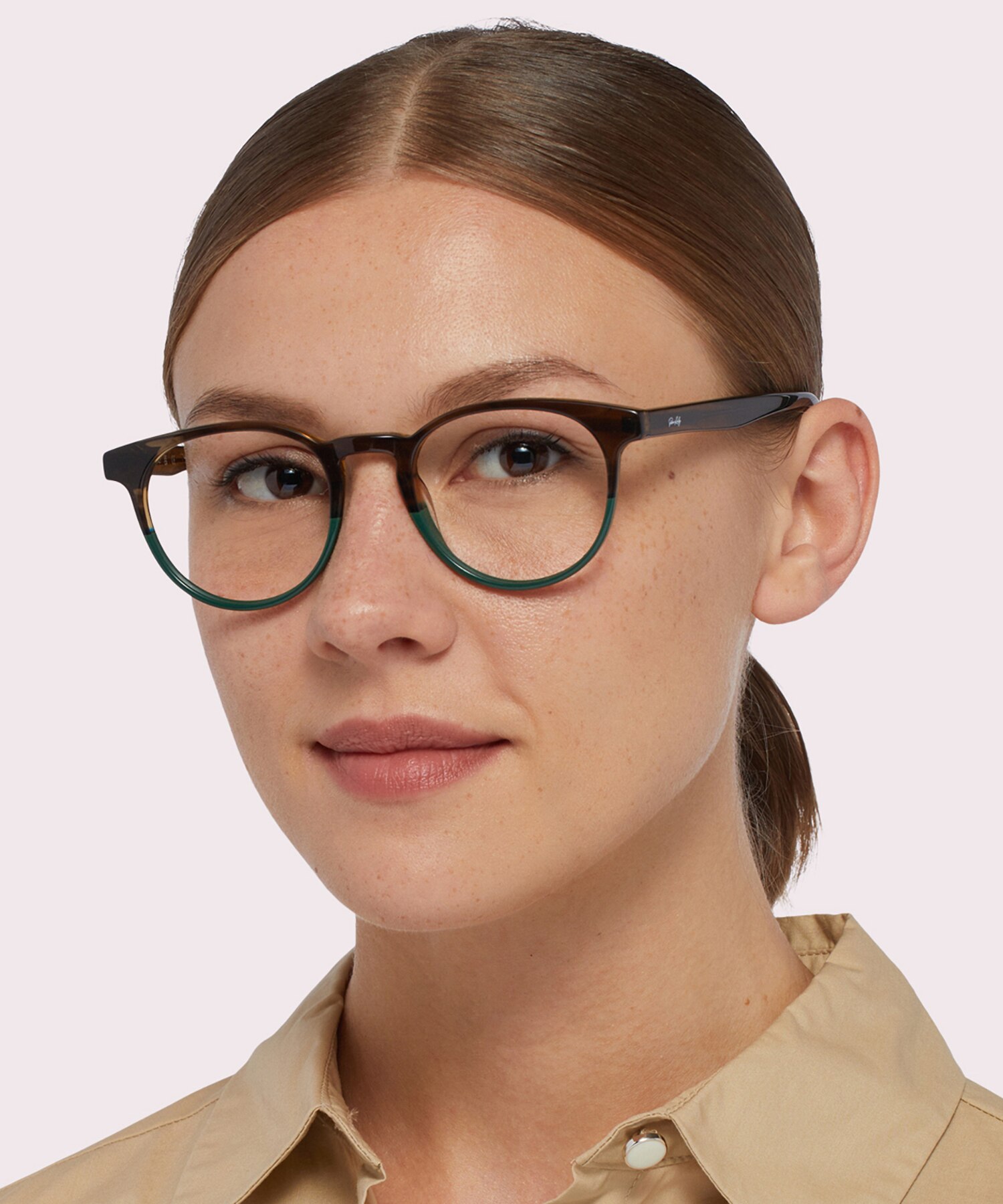 ZEROSEVEN Green AcetateEyeglass Frames for Women for Glasses Direct