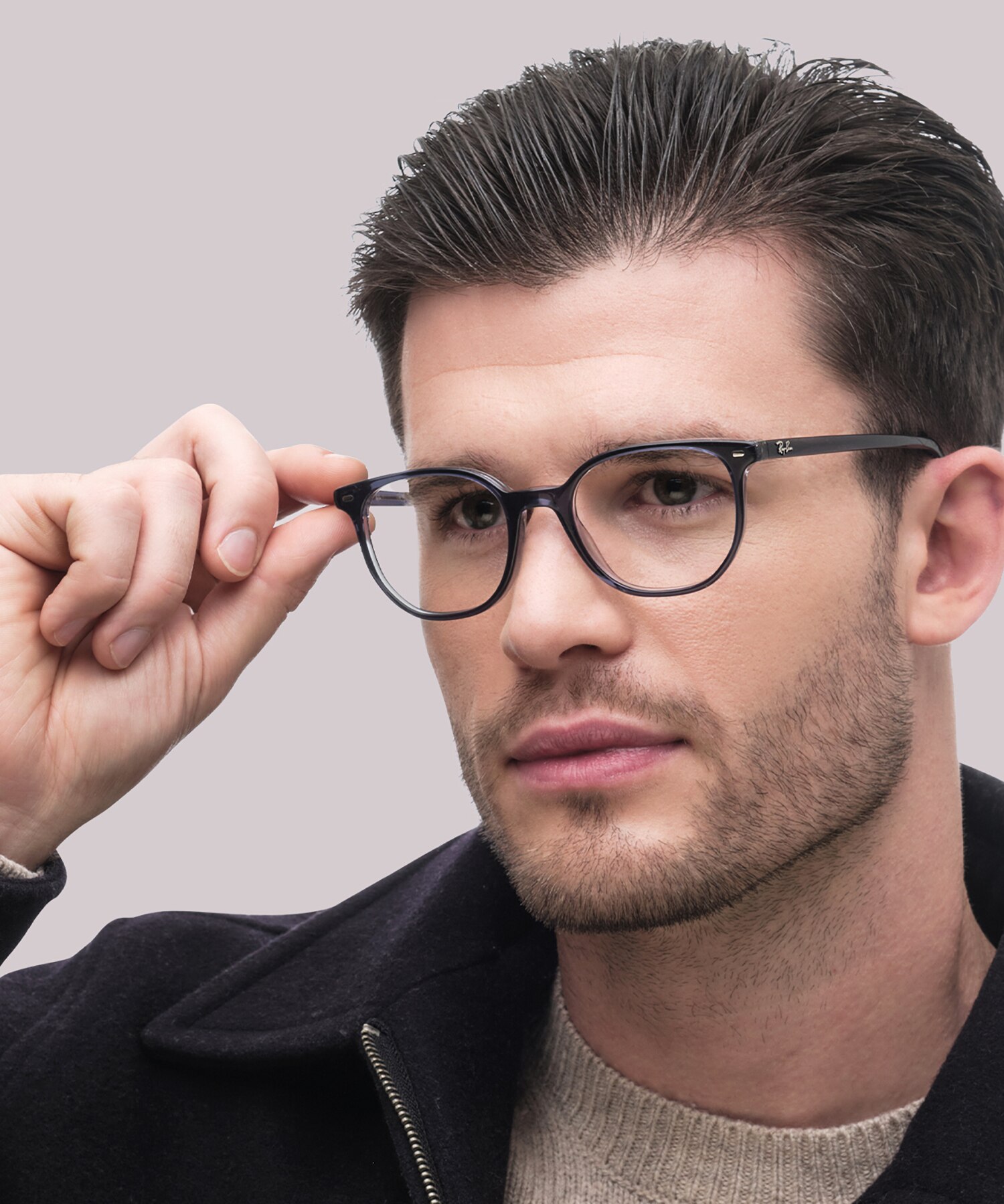 RB5397 Blue On Transparent Blue AcetateEyeglass Frames for Men for Glasses Direct