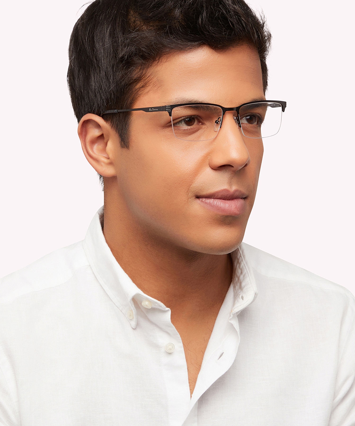 Goswell Gunmetal AcetateEyeglass Frames for Men for Glasses Direct