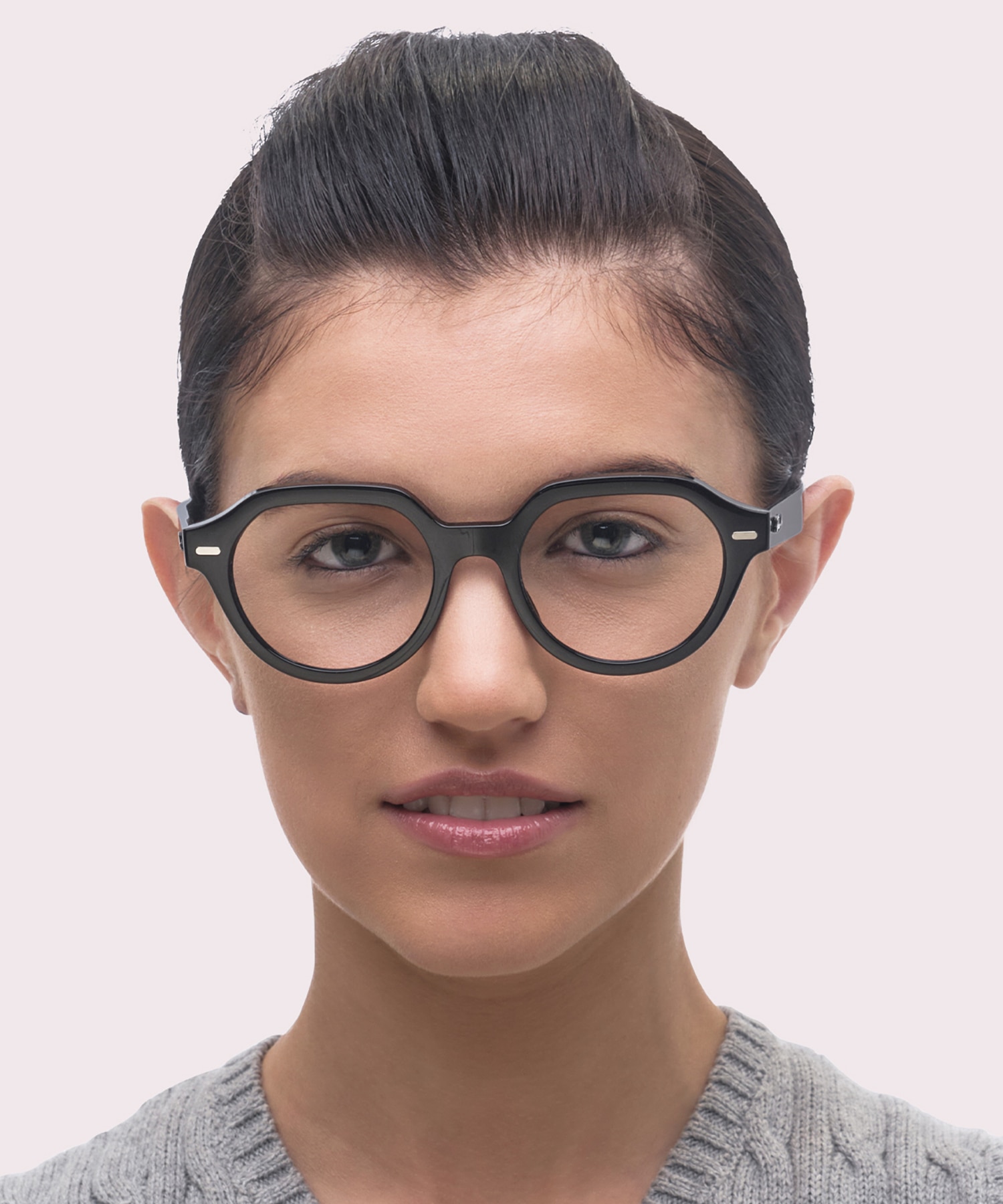 Gina Optics Black PlasticEyeglass Frames for Women for Glasses Direct