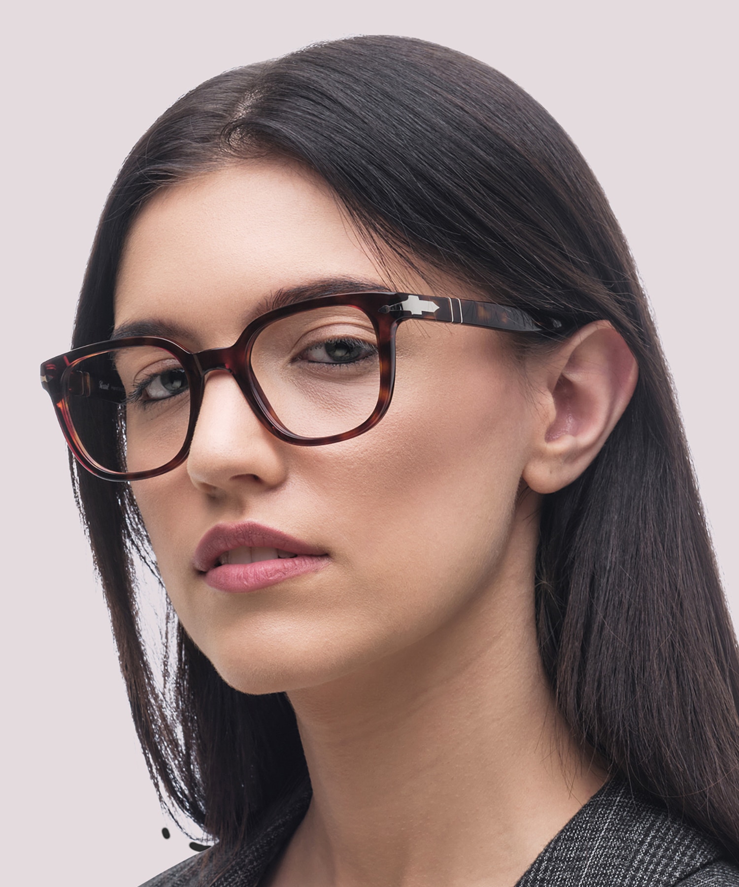 PO3263V Havana AcetateEyeglass Frames for Women for Glasses Direct
