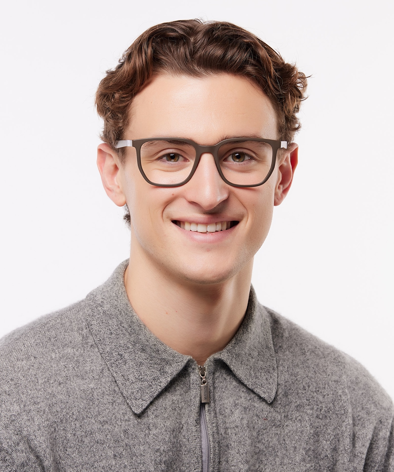 RB7235 Sand Brown PlasticEyeglass Frames for Men for Glasses Direct