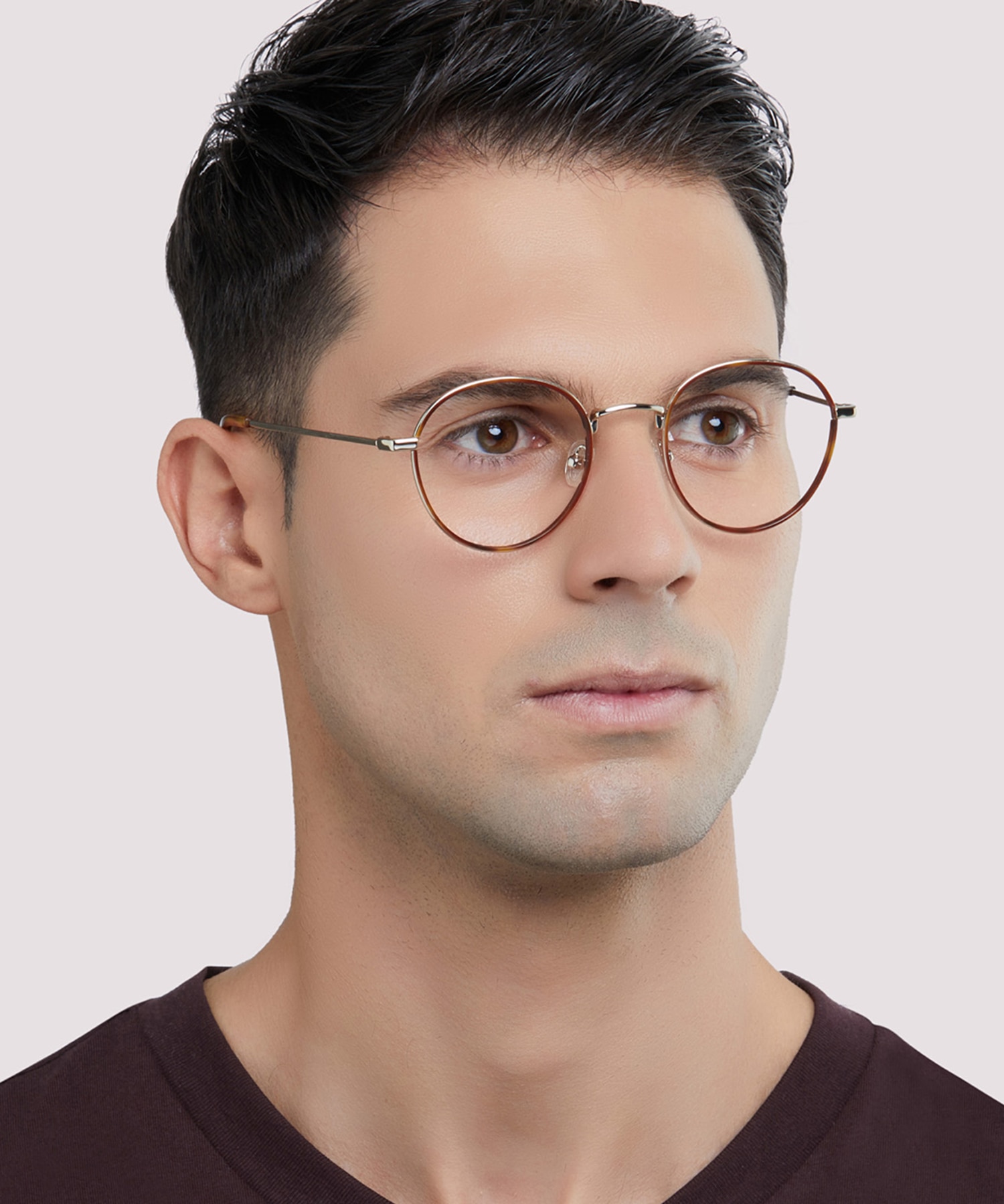 Concord Tortoise & Gold MetalEyeglass Frames for Men for Glasses Direct