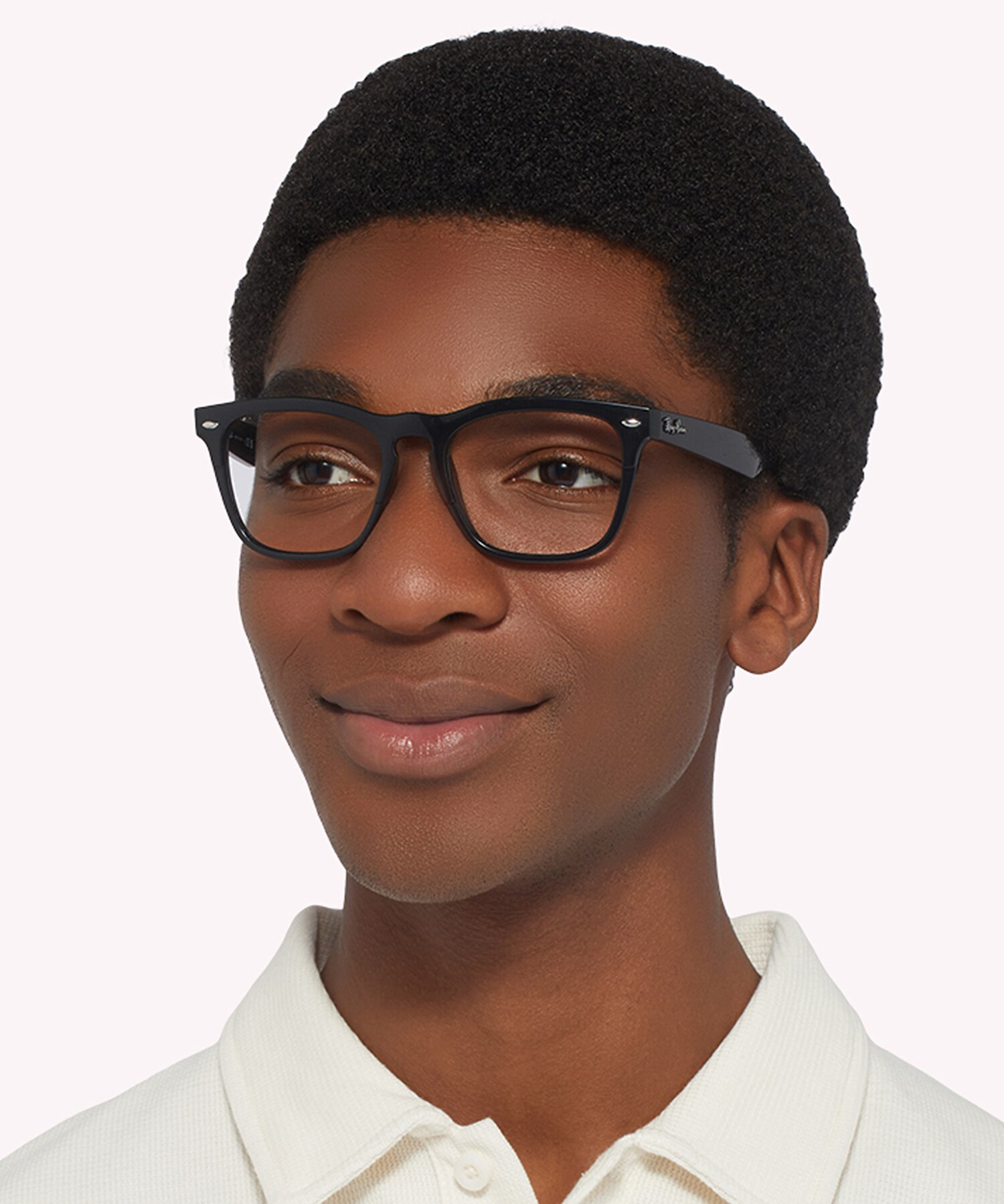 RB4487V Black PlasticEyeglass Frames for Men for Glasses Direct