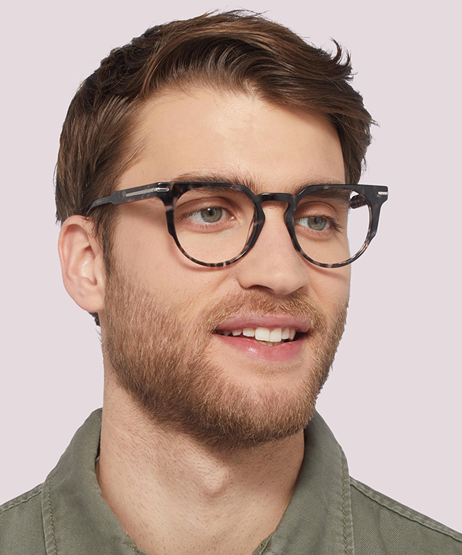 Goldhawk Grey Havana AcetateEyeglass Frames for Men for Glasses Direct