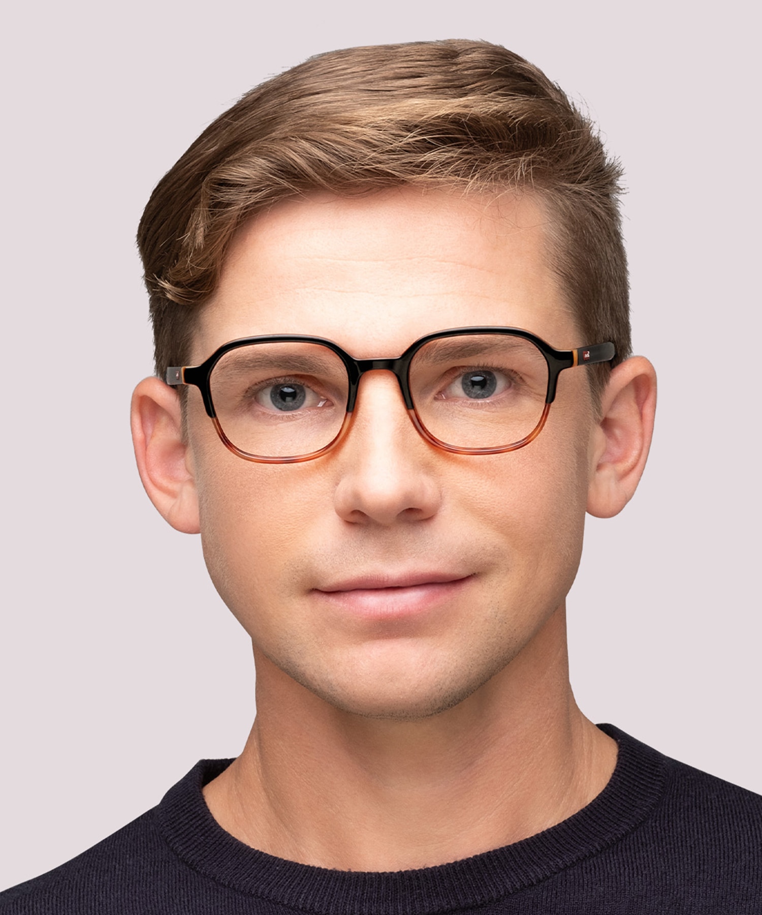 LV 5043 Tortoise Black PlasticEyeglass Frames for Men for Glasses Direct