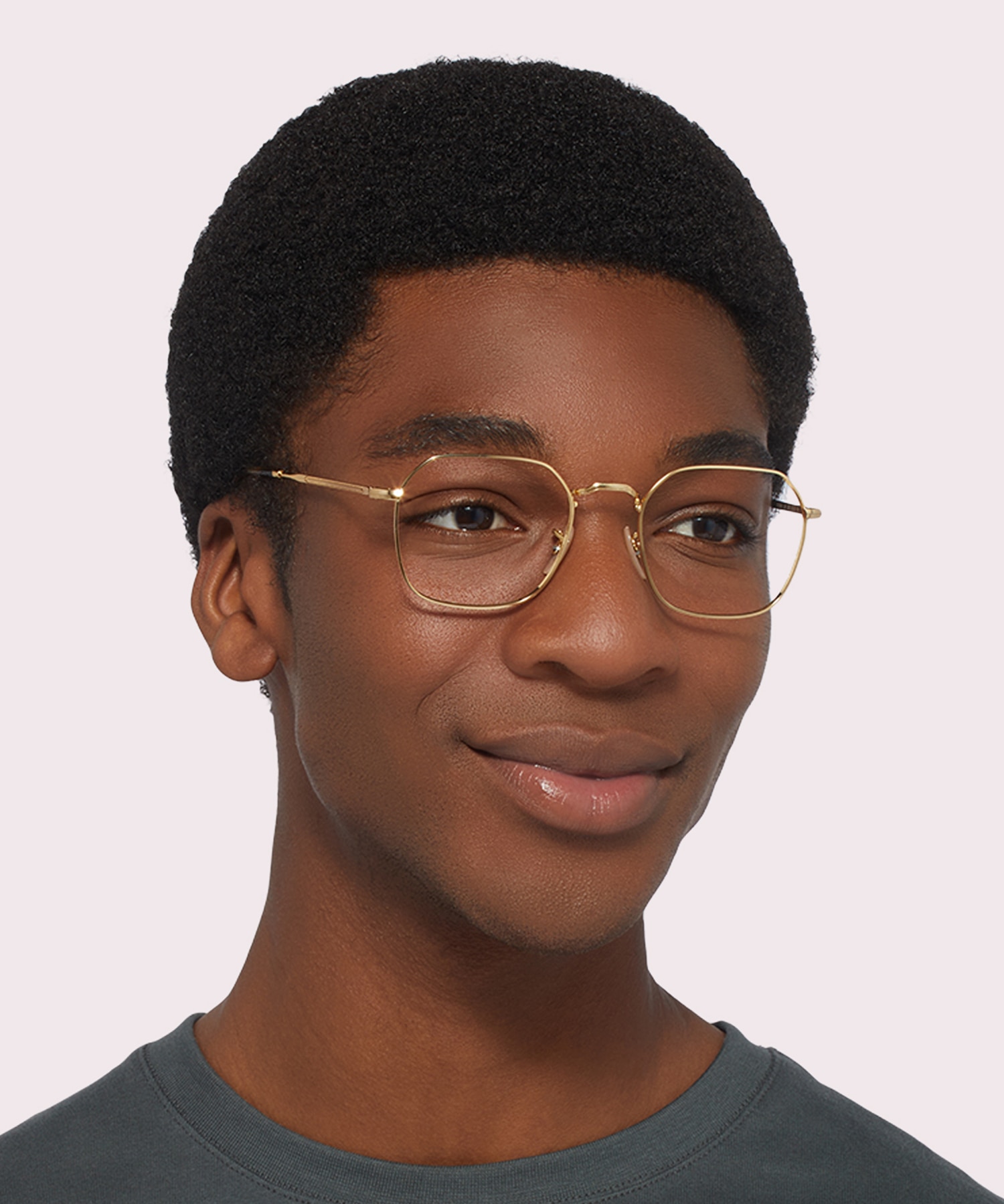 Jim Optics Arista Gold MetalEyeglass Frames for Men for Glasses Direct