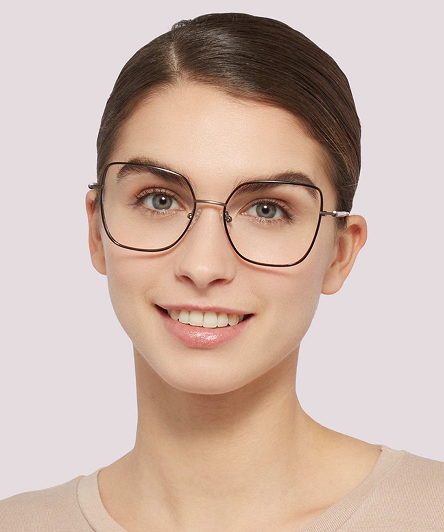 Golders Matte Bronze & Havana MetalEyeglass Frames for Women for Glasses Direct