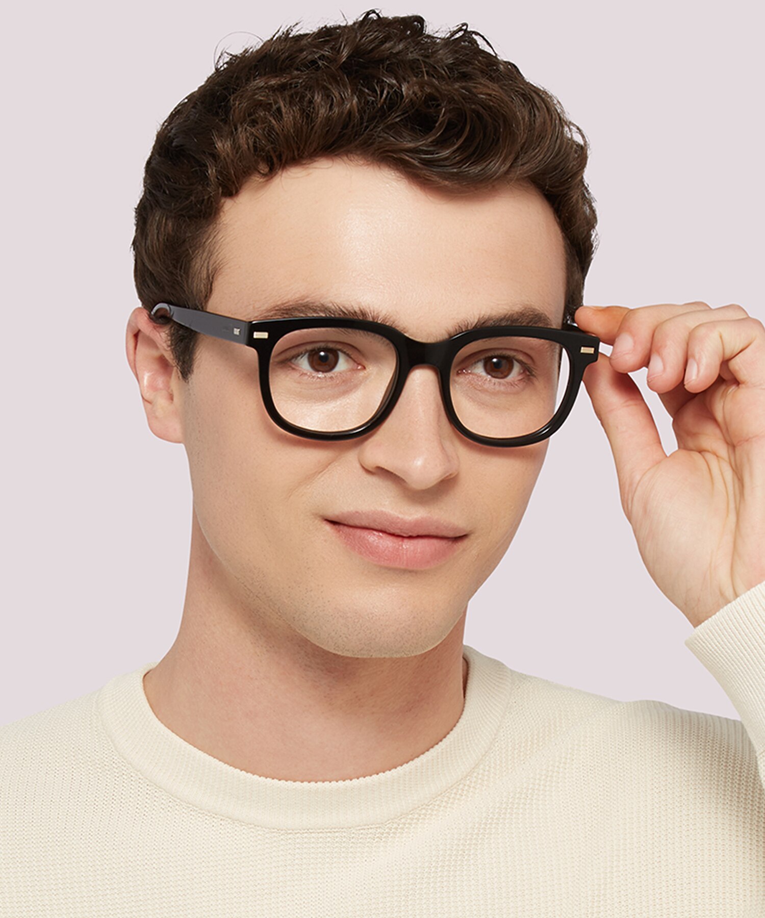 BOSS 1444/N Black AcetateEyeglass Frames for Men for Glasses Direct