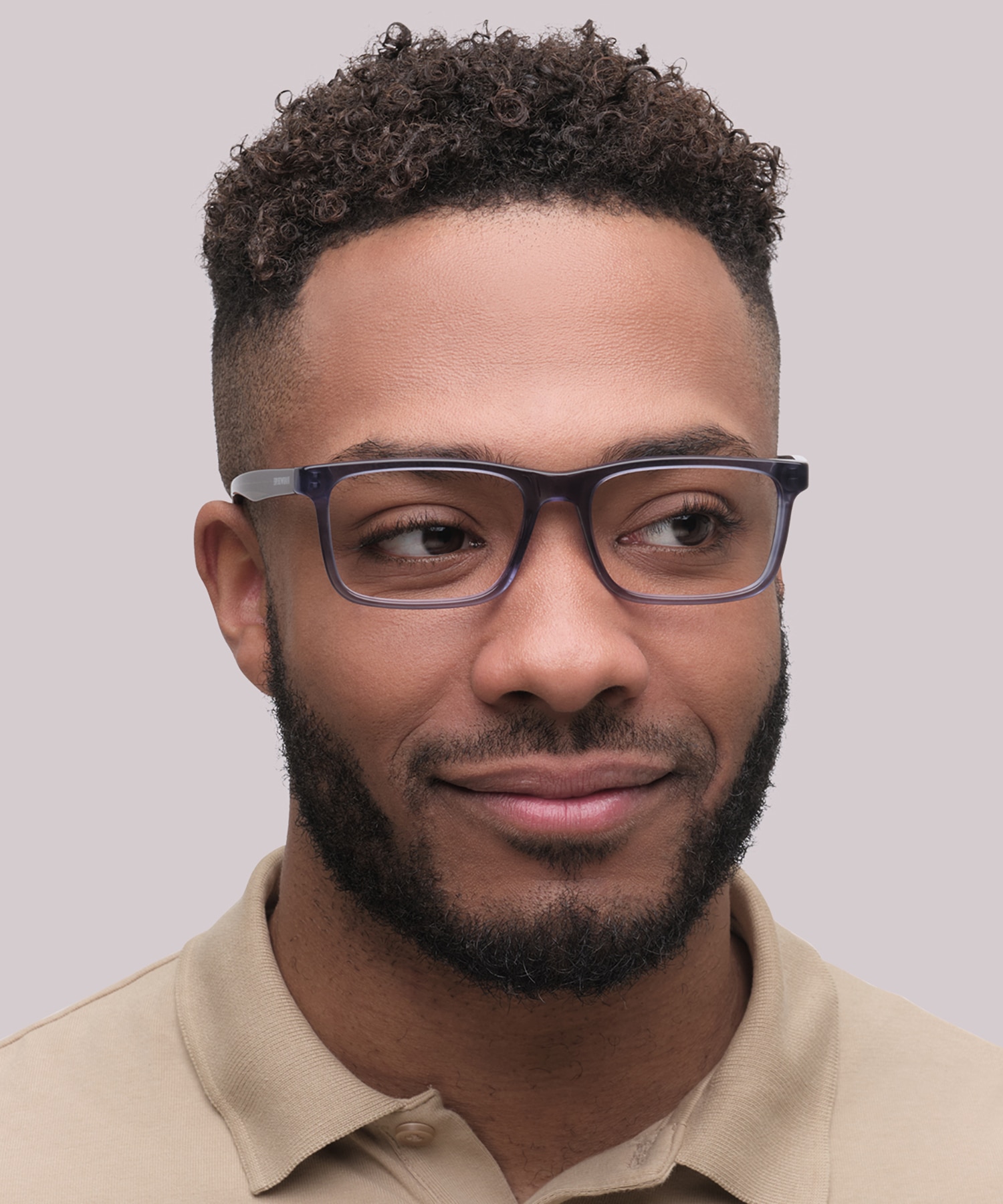 EA3227 Shiny Blue & Top Smoke AcetateEyeglass Frames for Men for Glasses Direct