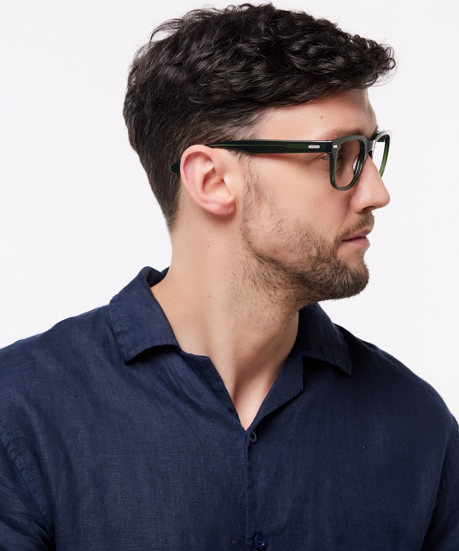Kaiden Milky Green AcetateSunglass Frames for Men for Glasses Direct