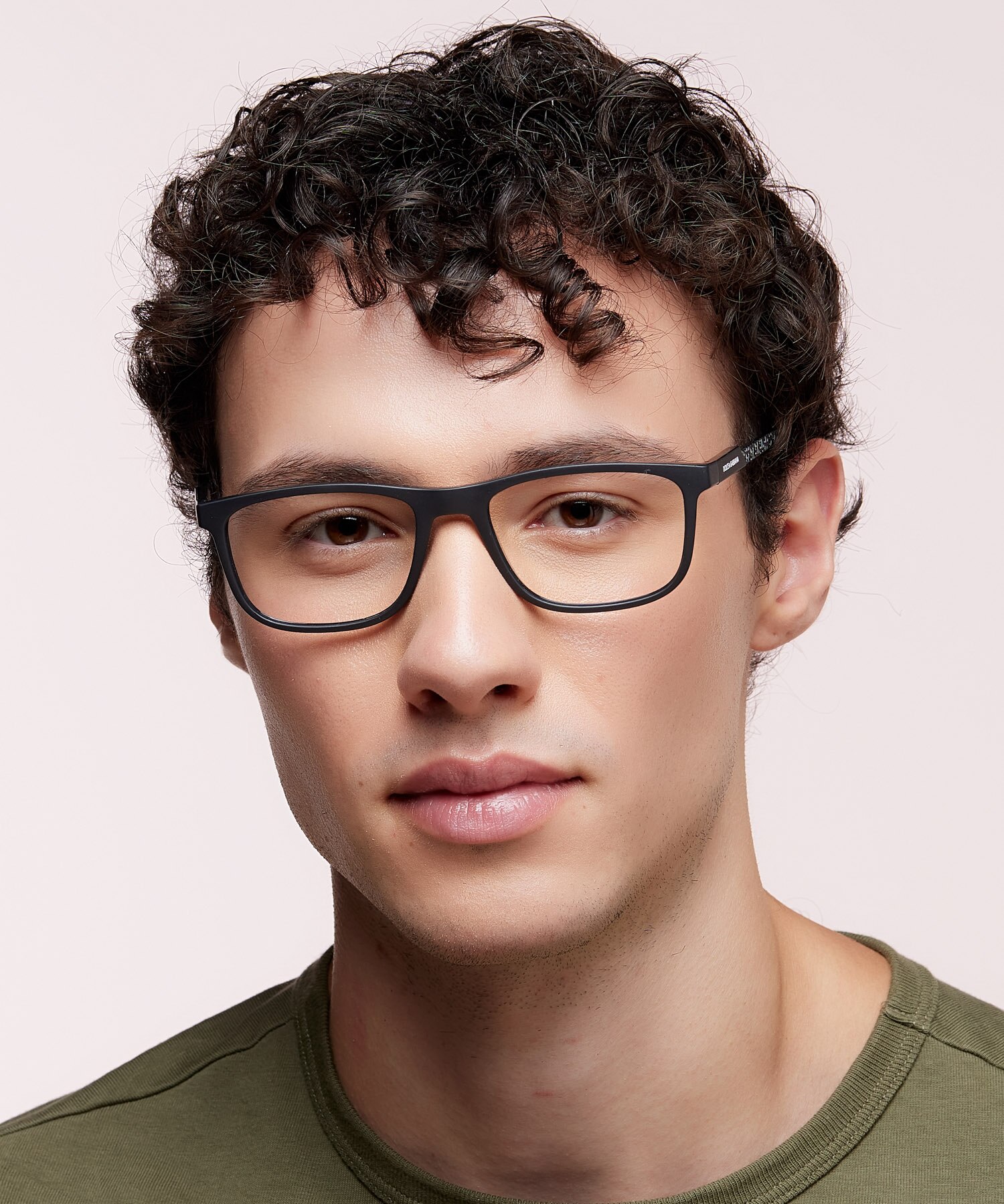 DG5062 Matte Black PlasticEyeglass Frames for Men for Glasses Direct