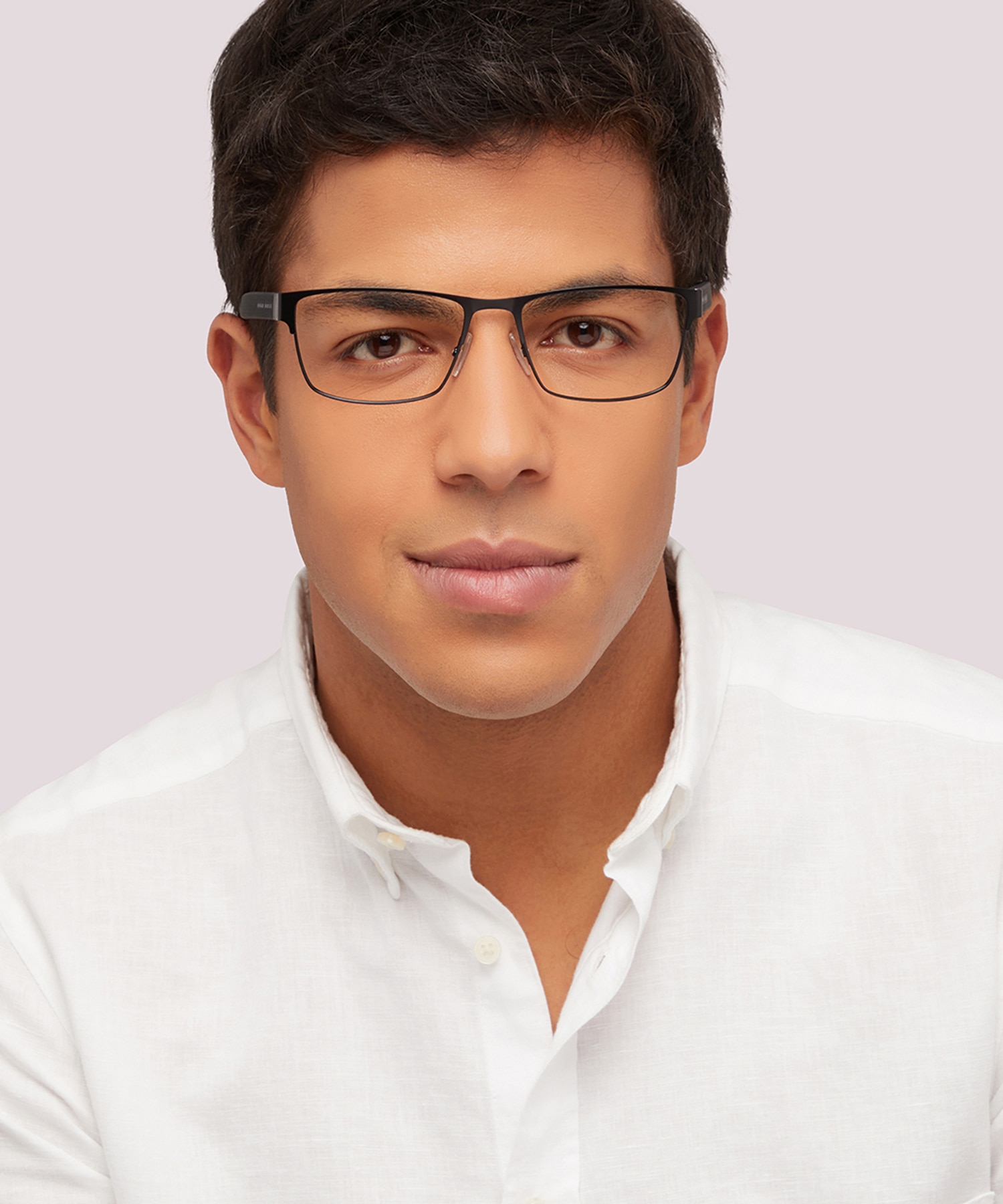 BOSS 1040 Black MetalEyeglass Frames for Men for Glasses Direct