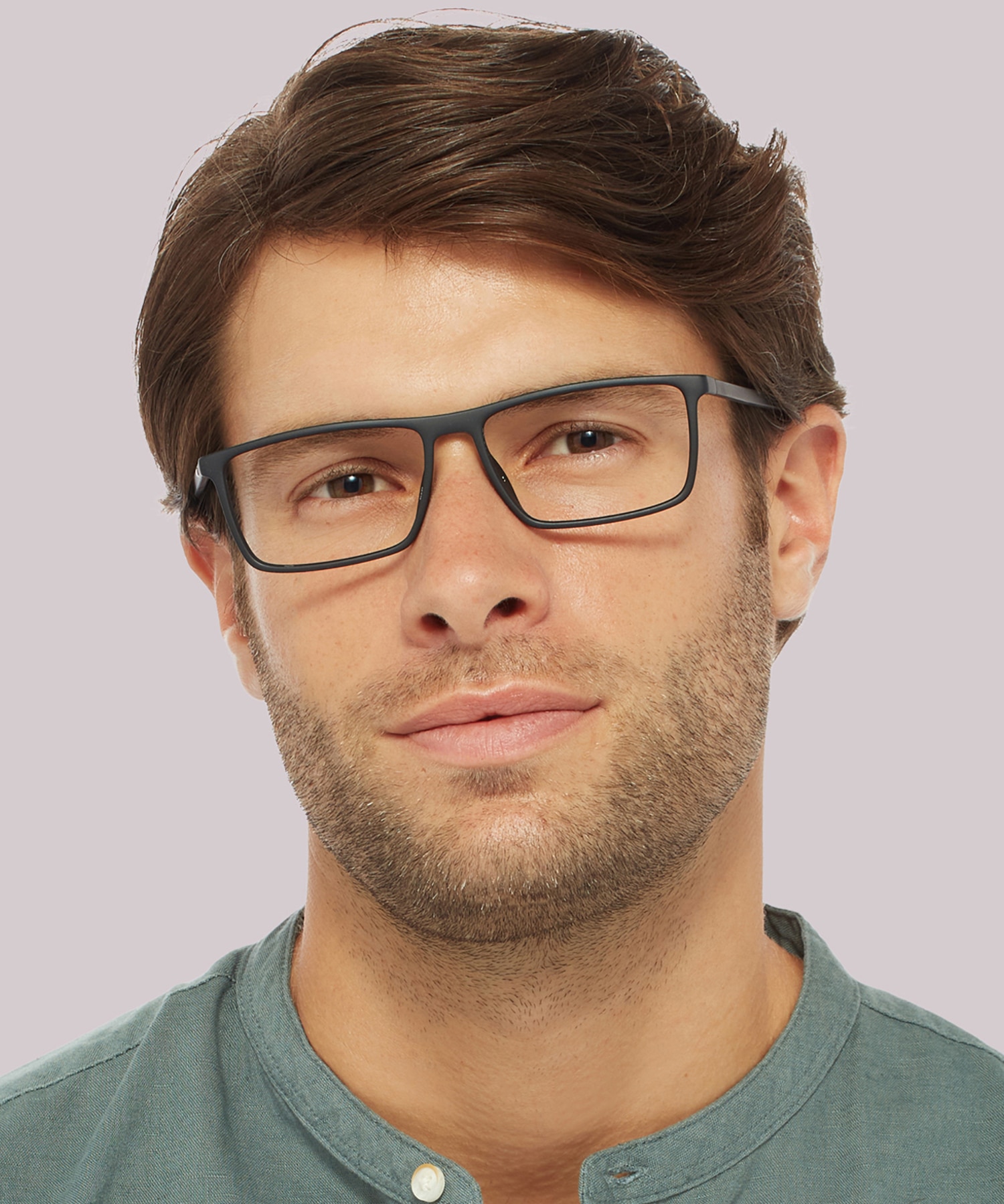 TJ 0019 Black PlasticEyeglass Frames for Men for Glasses Direct