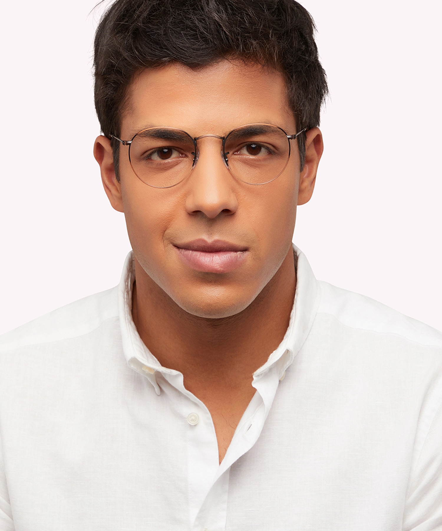 RB3447V Bronze & Copper MetalEyeglass Frames for Men for Glasses Direct