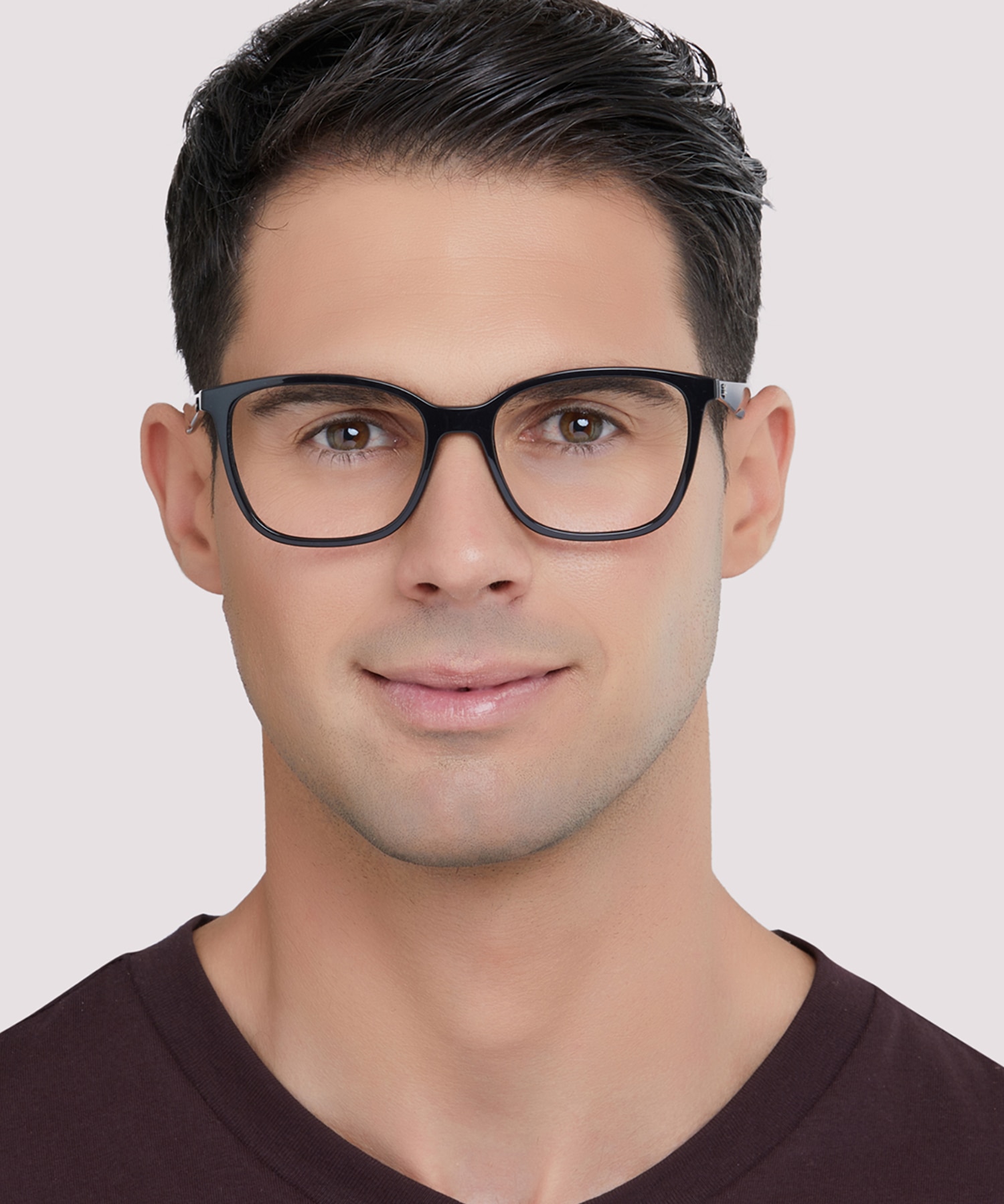 RB7066 Black PlasticEyeglass Frames for Men for Glasses Direct