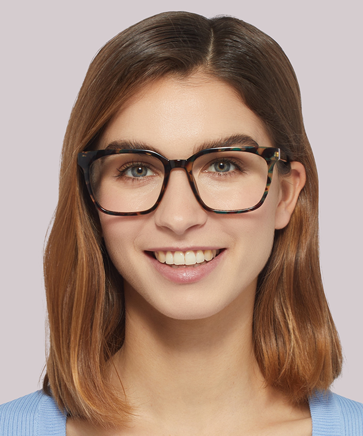 Gian Green Havana PlasticEyeglass Frames for Women for Glasses Direct