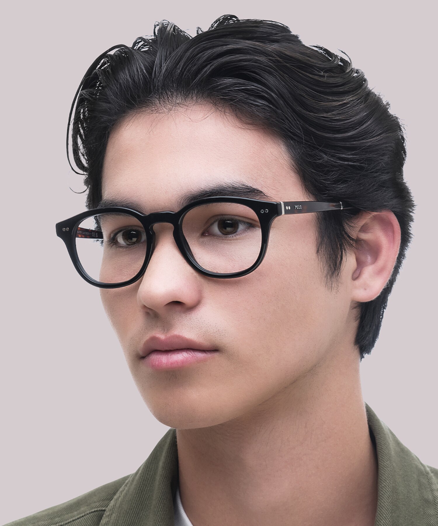 PH2267 Shiny Black AcetateEyeglass Frames for Men for Glasses Direct