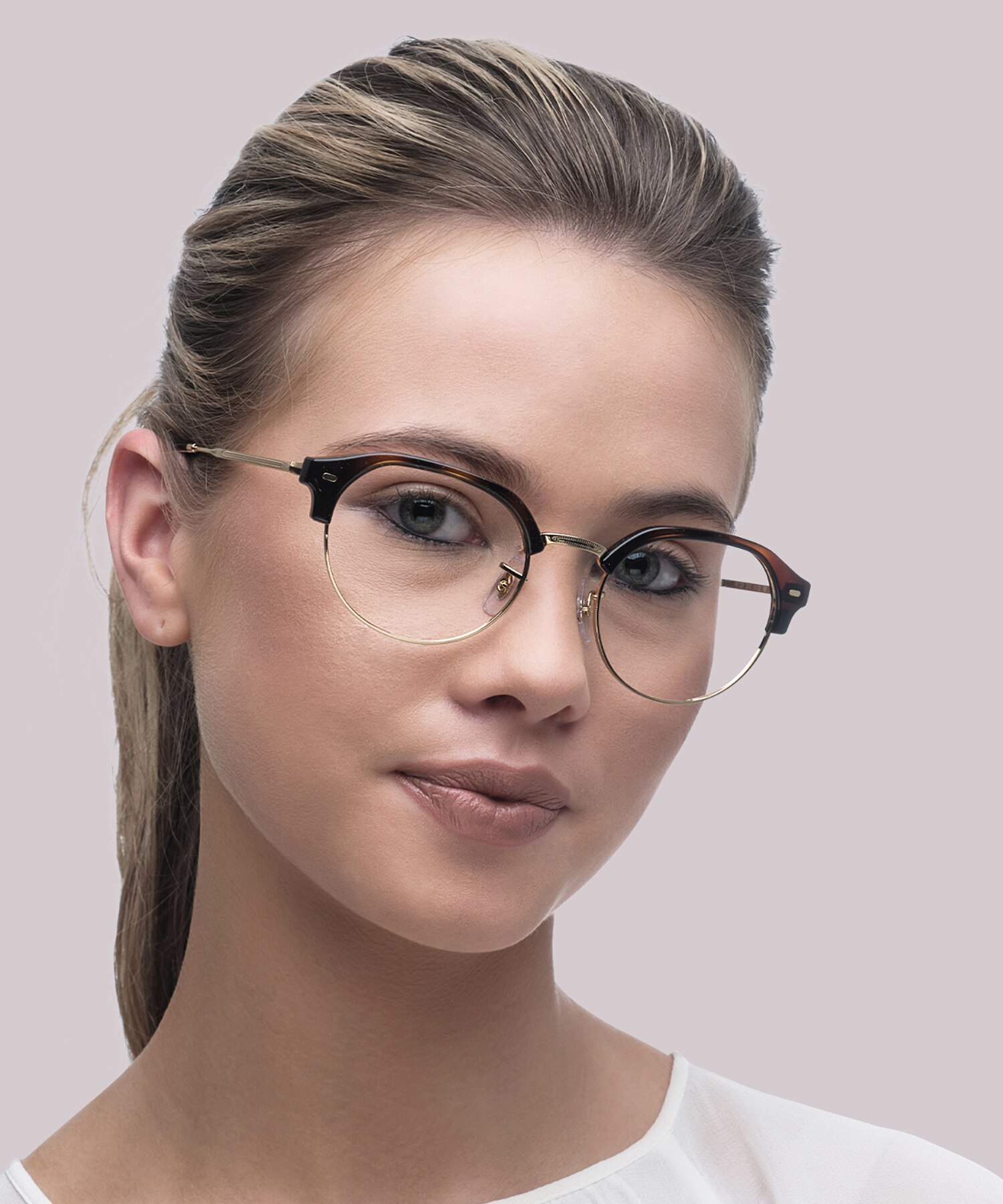 RB7229 Havana On Gold PlasticEyeglass Frames for Women for Glasses Direct