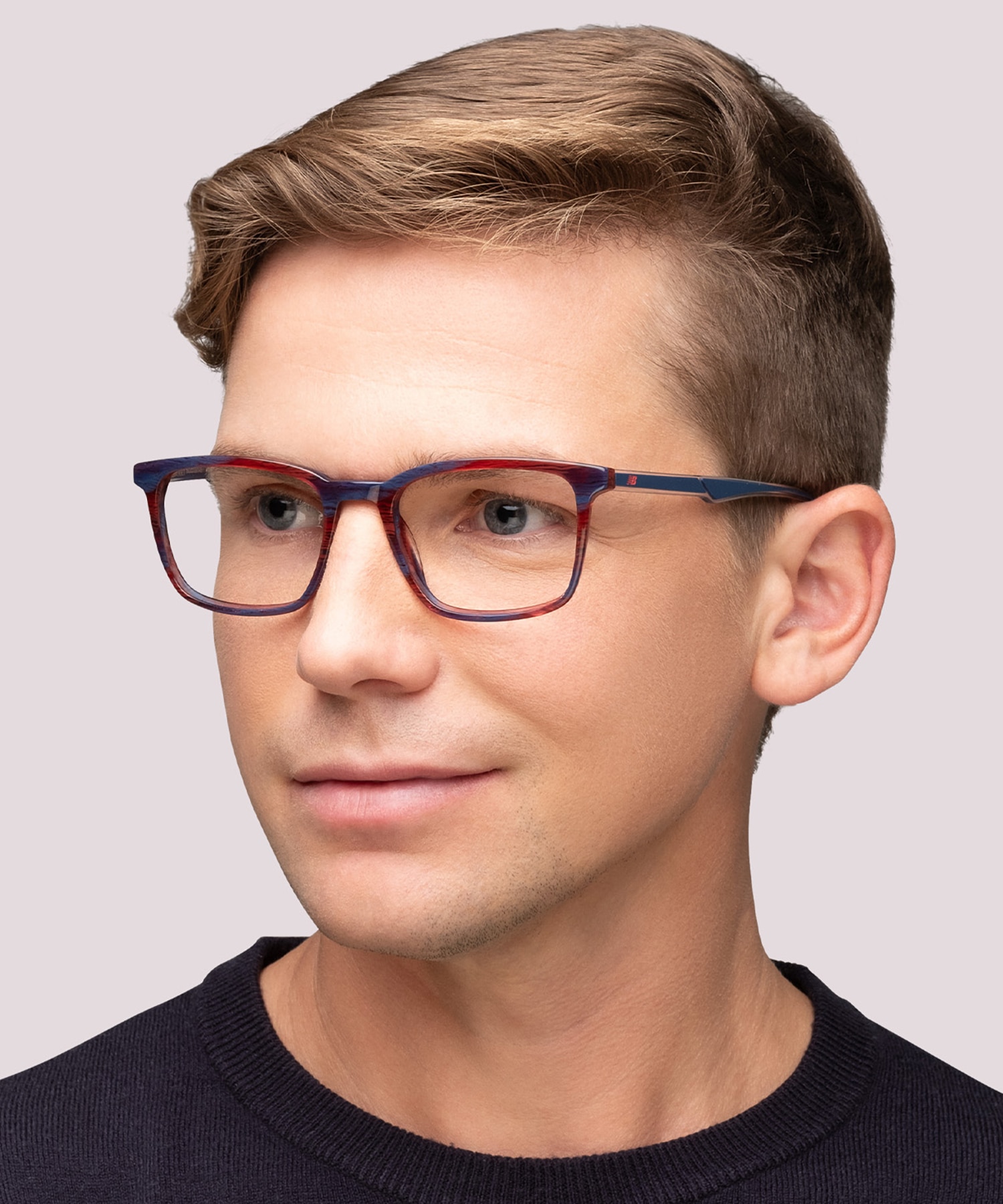 NB4163 Red AcetateEyeglass Frames for Men for Glasses Direct