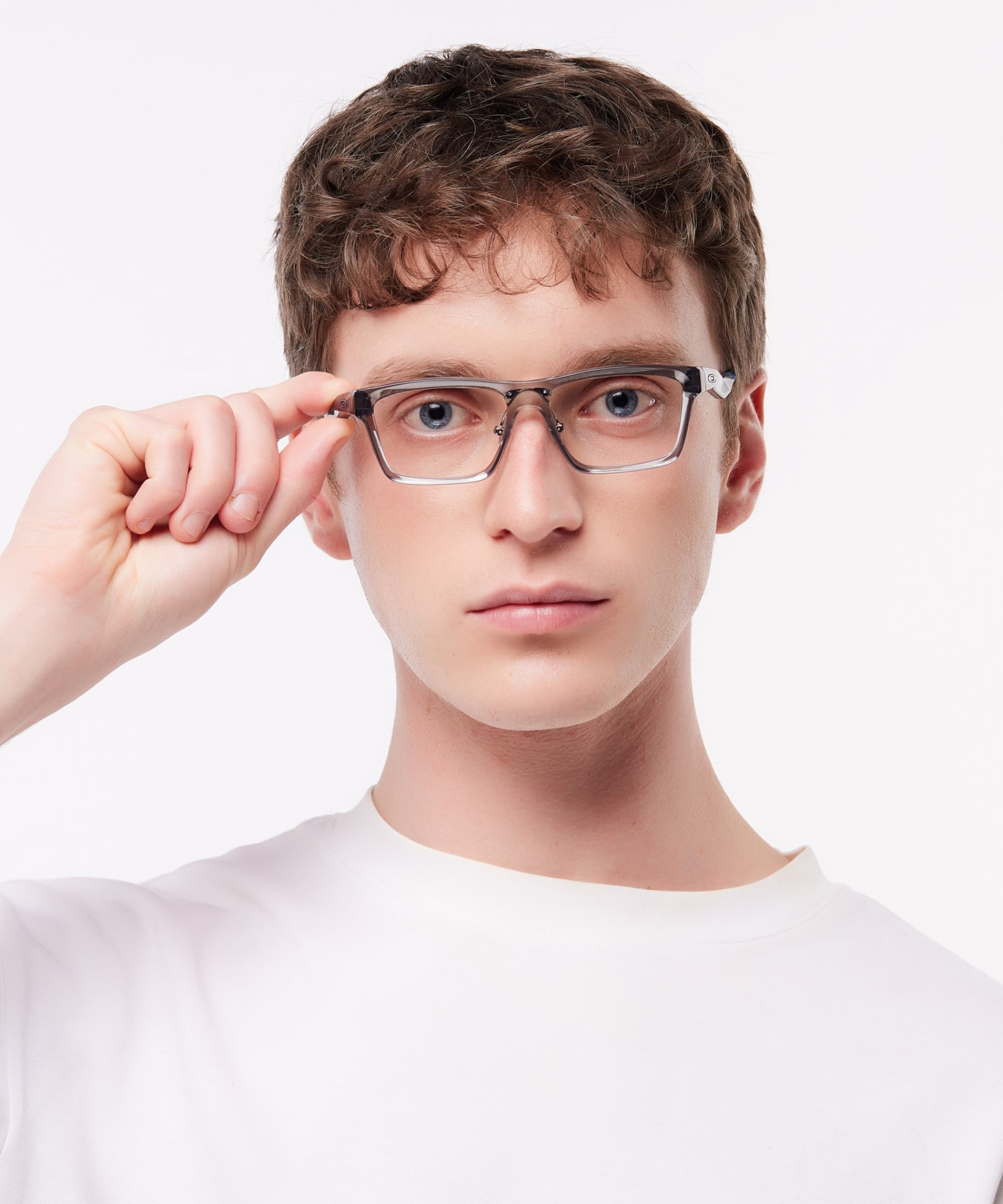 Field Marsh Grey Shadow PlasticEyeglass Frames for Men for Glasses Direct