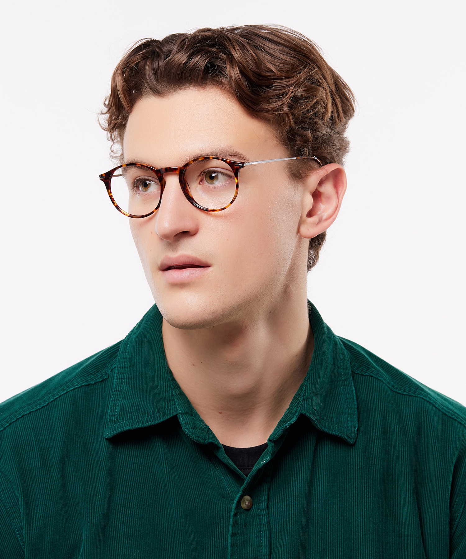 Aria Shiny Havana AcetateEyeglass Frames for Men for Glasses Direct