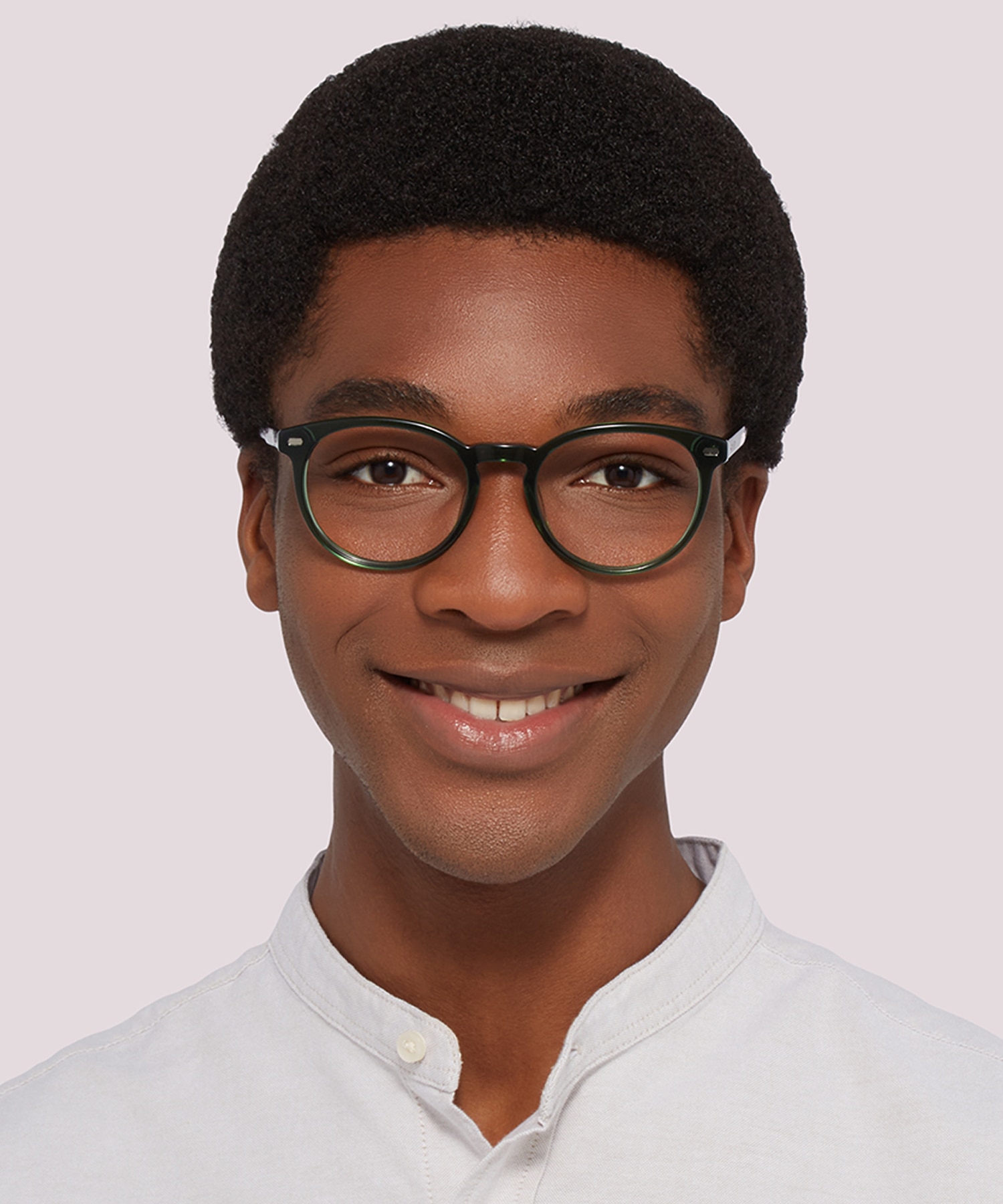 Gibson Crystal Green AcetateEyeglass Frames for Men for Glasses Direct