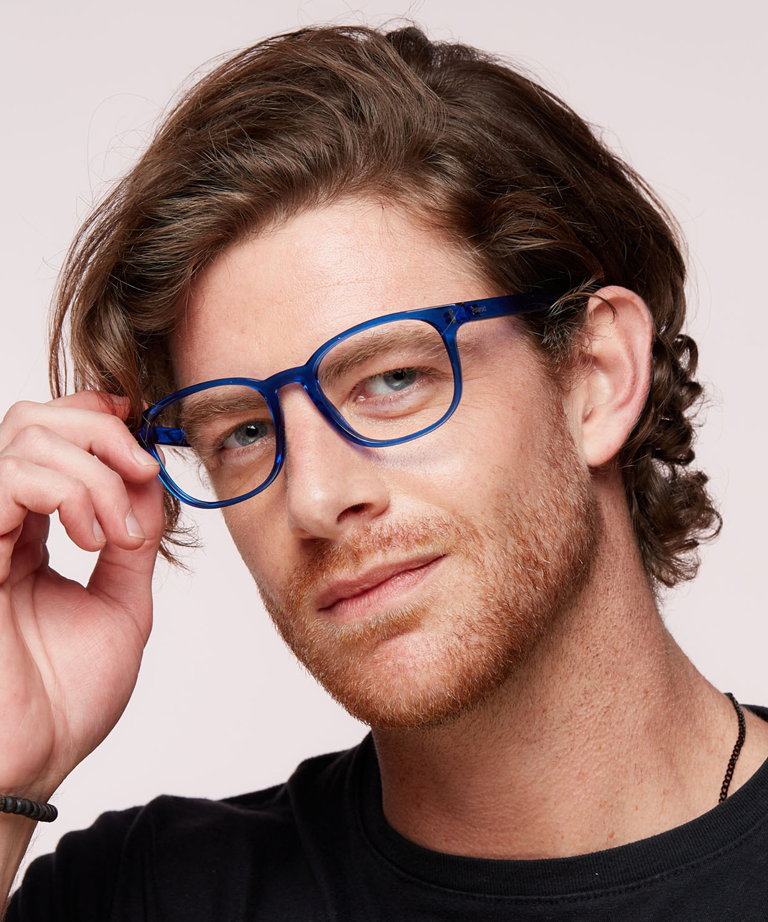 PLD D453 Blue PlasticEyeglass Frames for Men for Glasses Direct