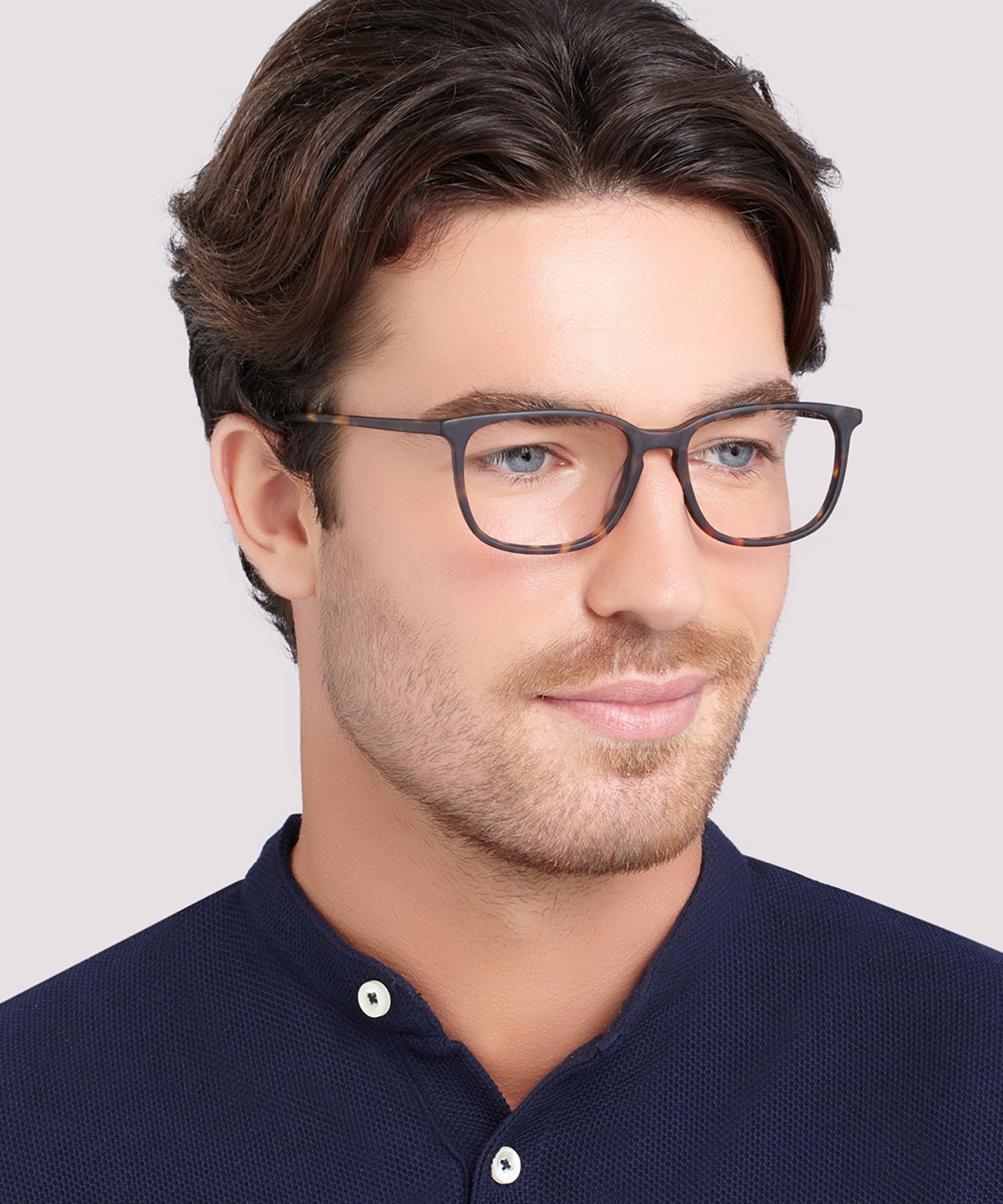 Lucas Matte Tortoise AcetateEyeglass Frames for Men for Glasses Direct
