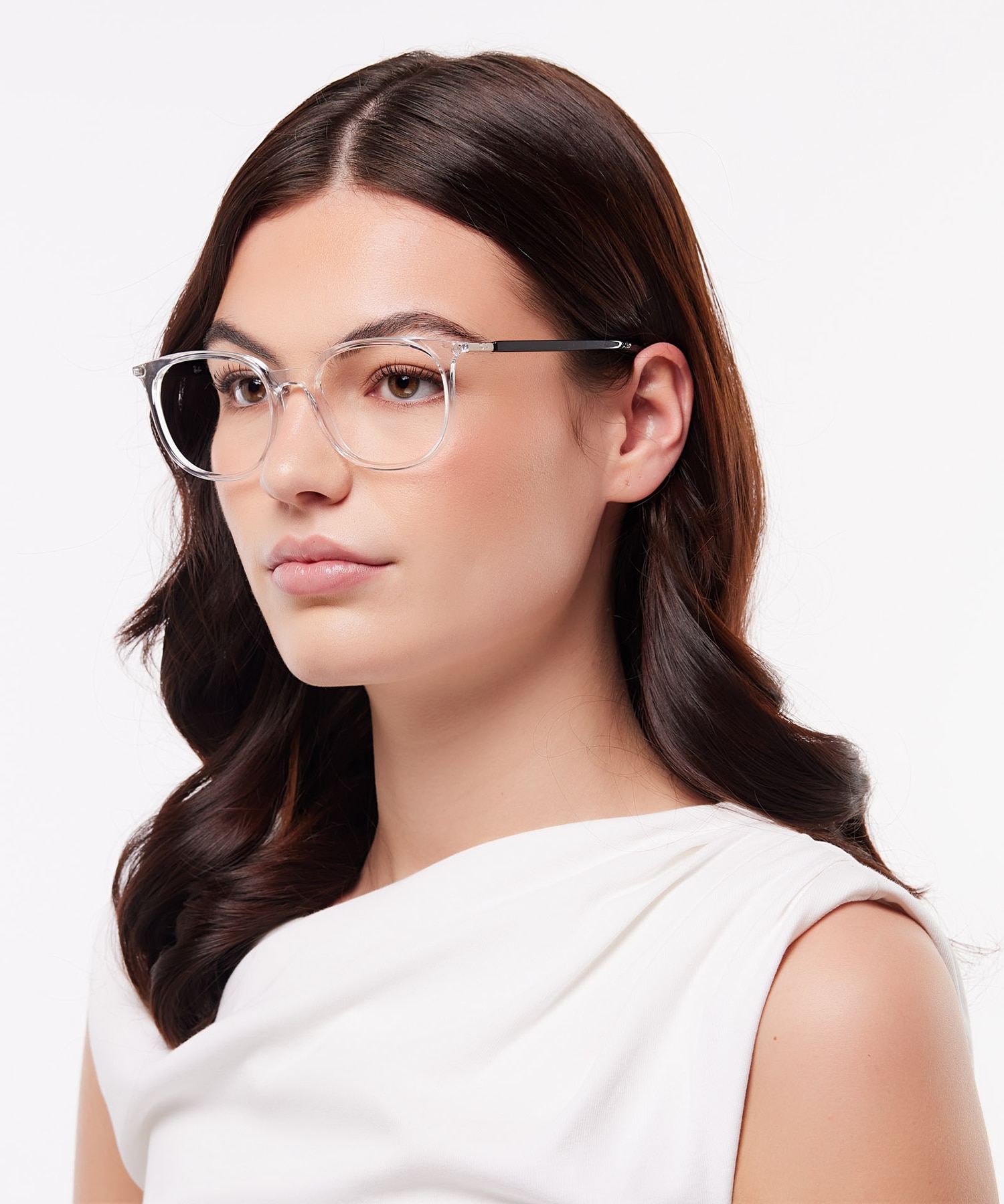 RB7190 Transparent PlasticEyeglass Frames for Women for Glasses Direct