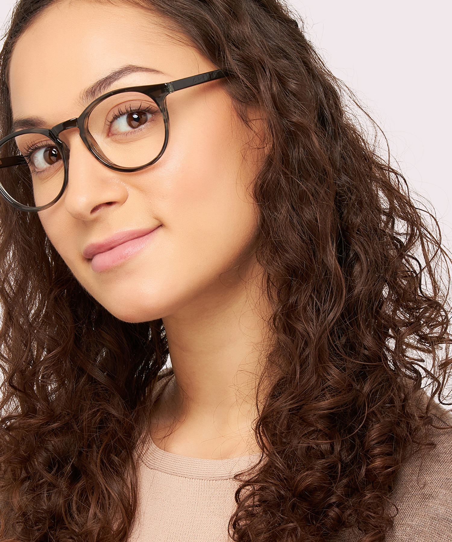 Deon Grey Horn PlasticEyeglass Frames for Women for Glasses Direct