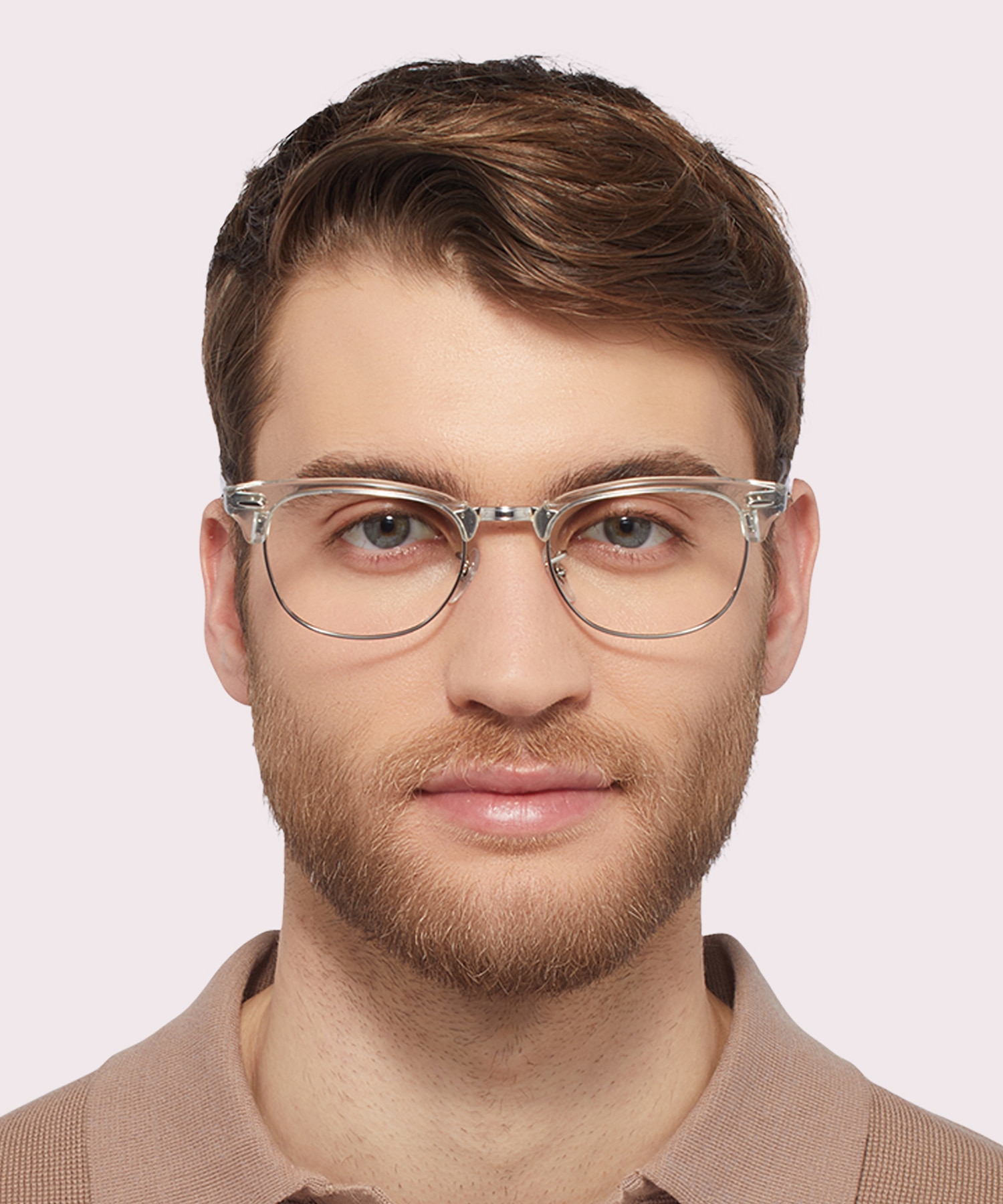 RB5154 White Transparent AcetateEyeglass Frames for Men for Glasses Direct