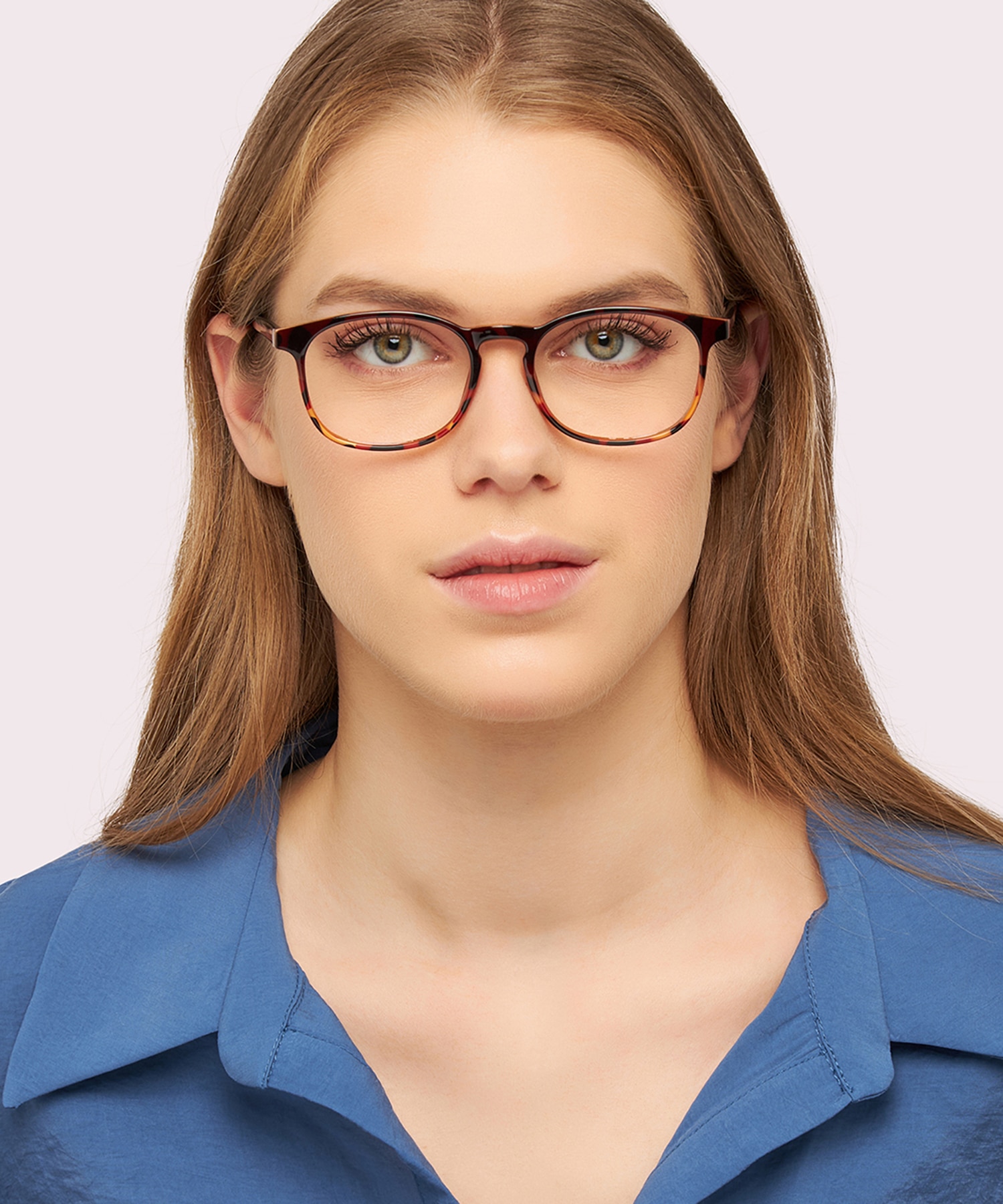 Delaney Havana PlasticEyeglass Frames for Women for Glasses Direct