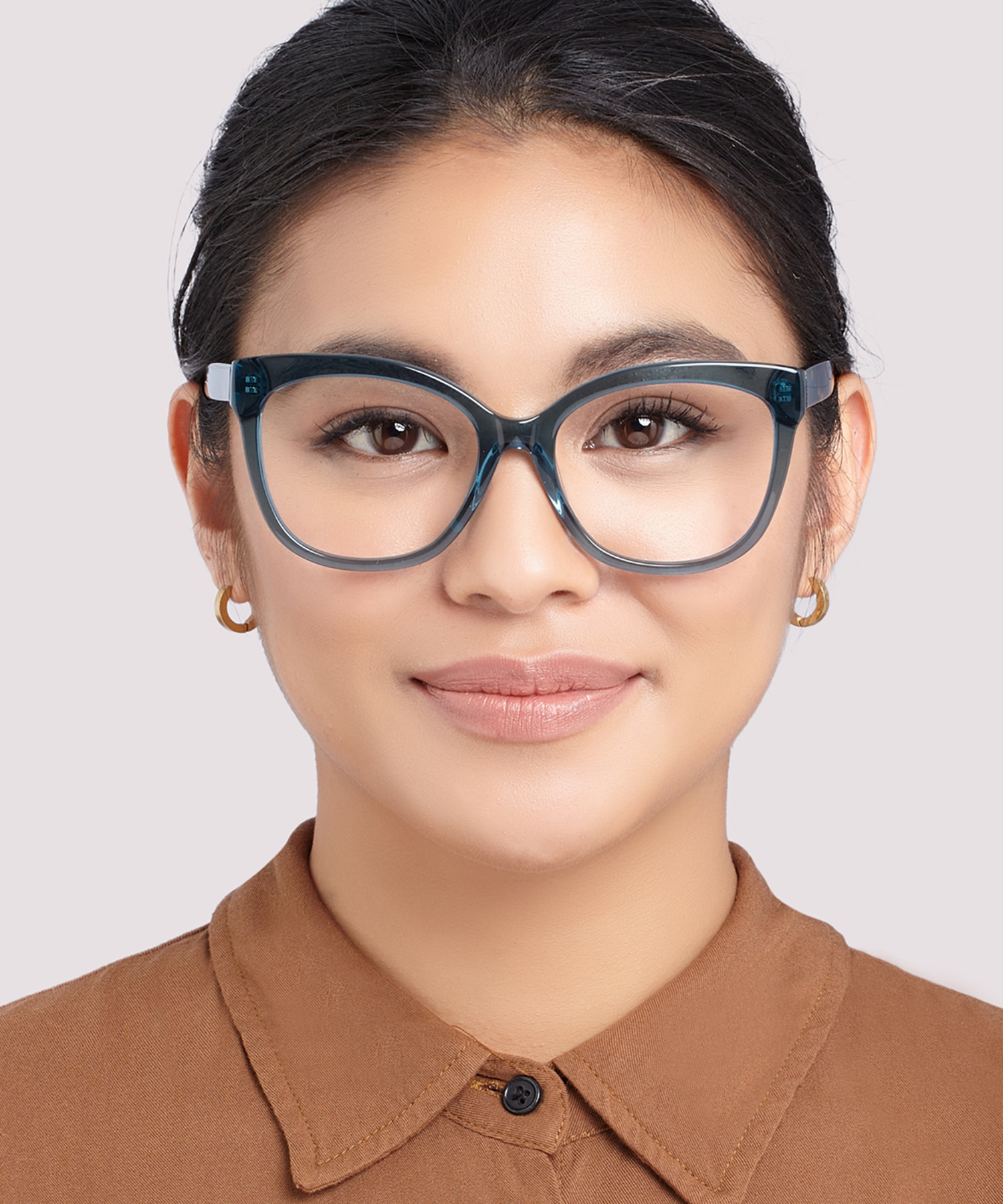 Mila Blue AcetateEyeglass Frames for Women for Glasses Direct