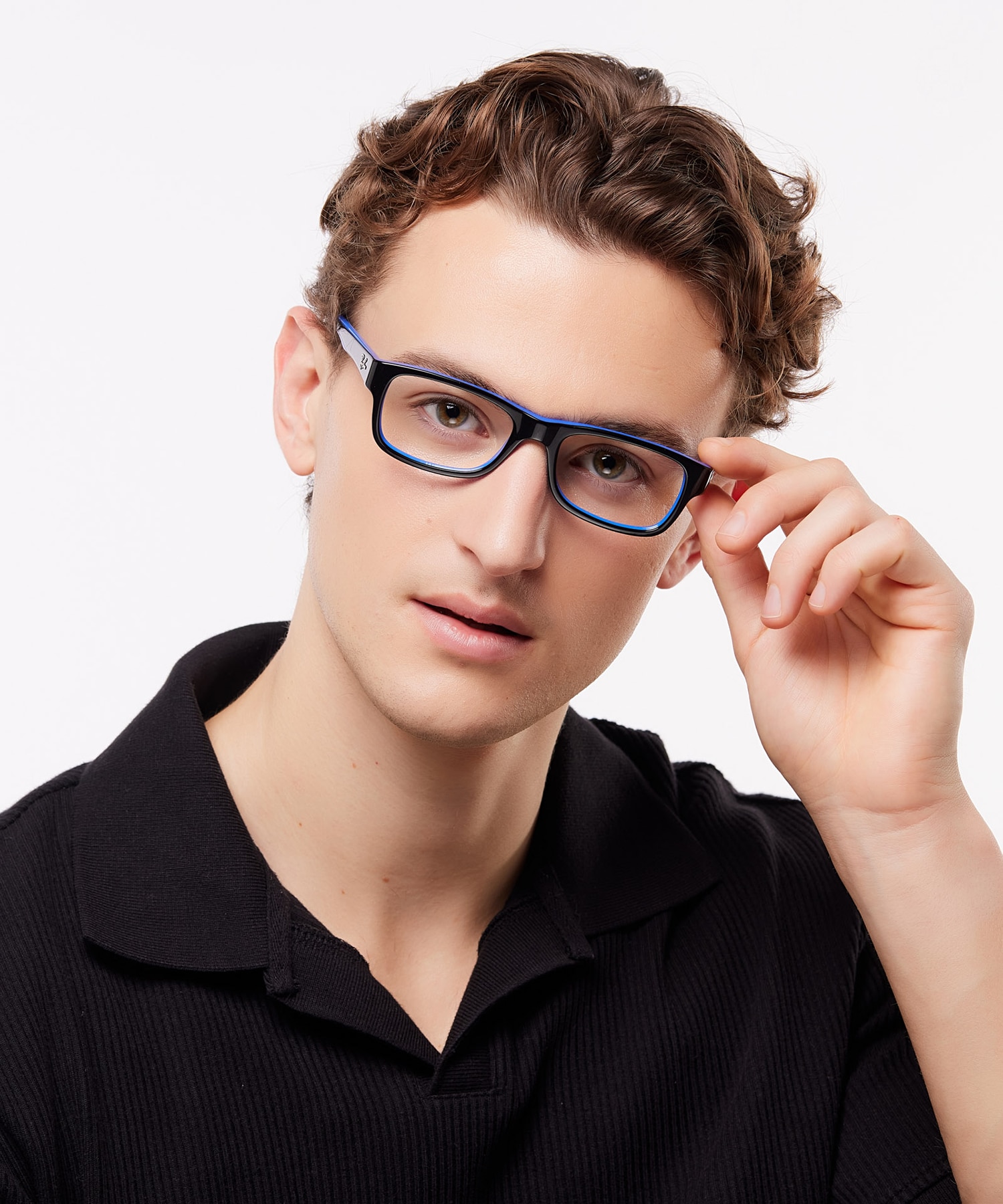RB5268 Black On Blue AcetateEyeglass Frames for Men for Glasses Direct