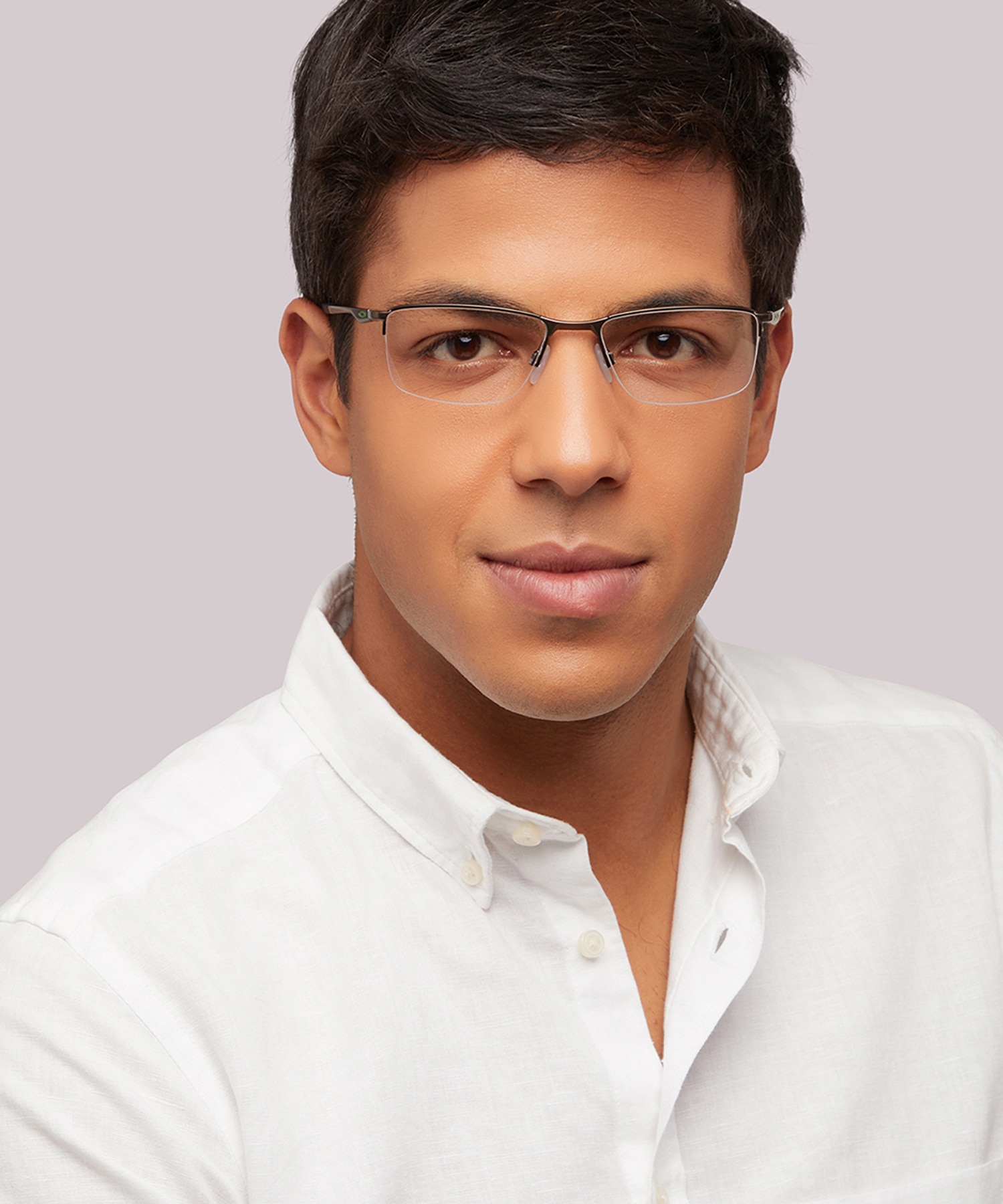 Socket 5.5 Satin Pewter MetalEyeglass Frames for Men for Glasses Direct