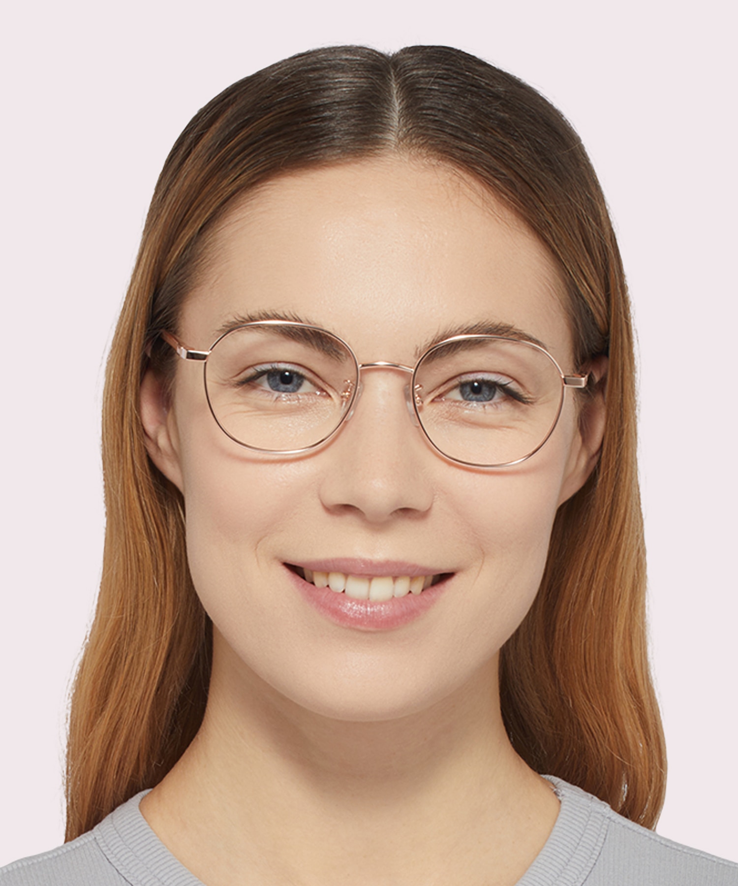 PLD D456/G Gold MetalEyeglass Frames for Women for Glasses Direct