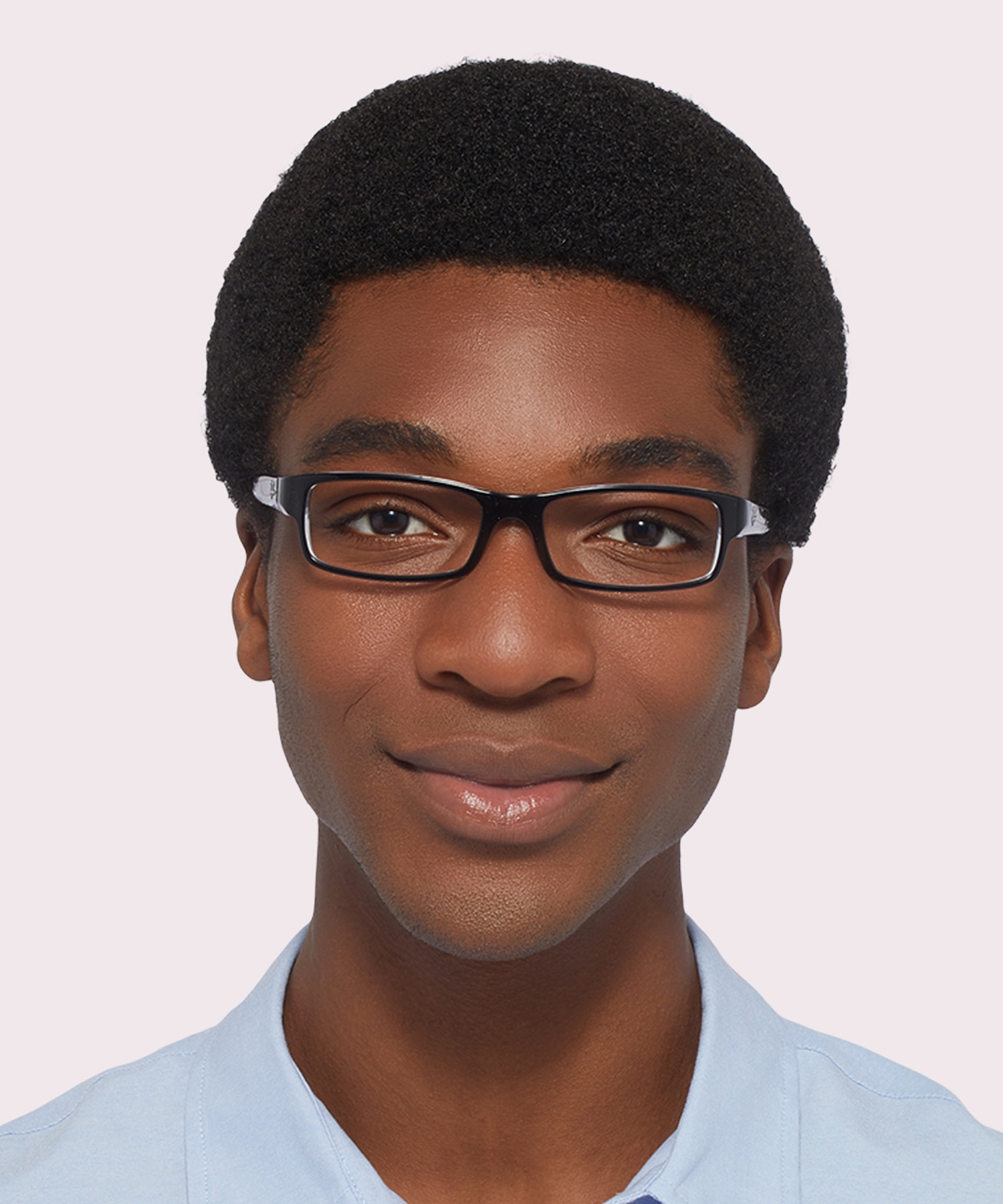 RB5114 Optics Black On Transparent AcetateEyeglass Frames for Men for Glasses Direct