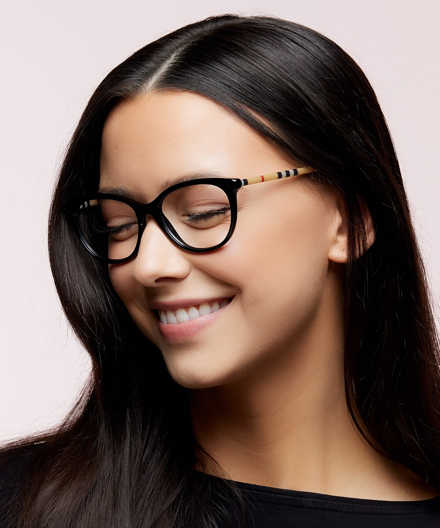 BE2389 Black AcetateEyeglass Frames for Women for Glasses Direct